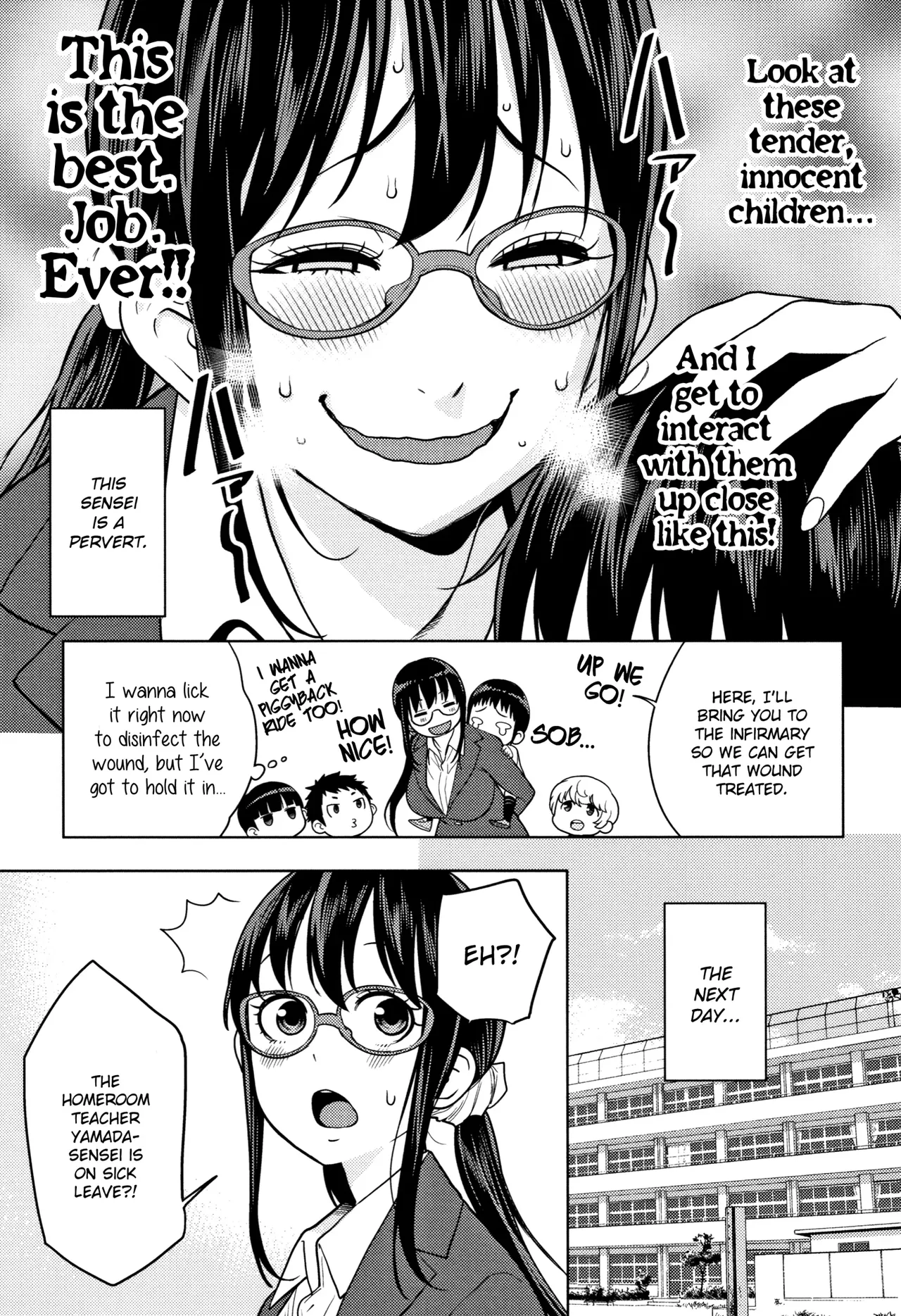 Yarisugi Seikyouiku! ~Hentai Onna Kyoushi Kikiippatsu Chapter 1 - page 3