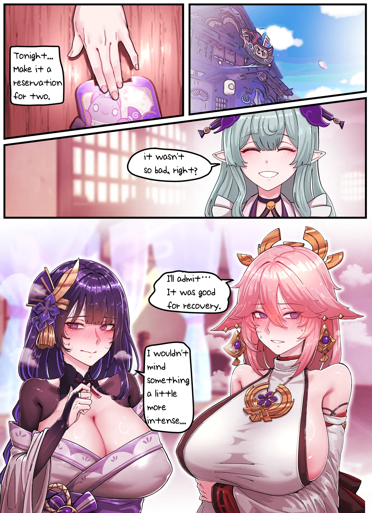 Teyvat Gravure #09: Raiden & Miko Chapter 1 - page 18