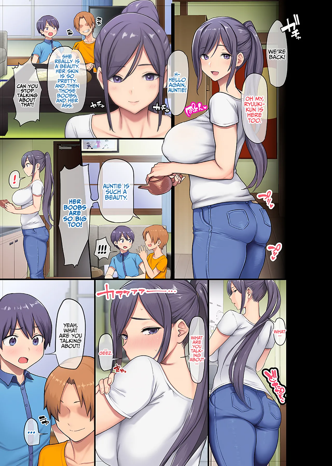 Giant Boobs Widow and Her Son's Very. Very Bad Friend Chapter 1 - page 4