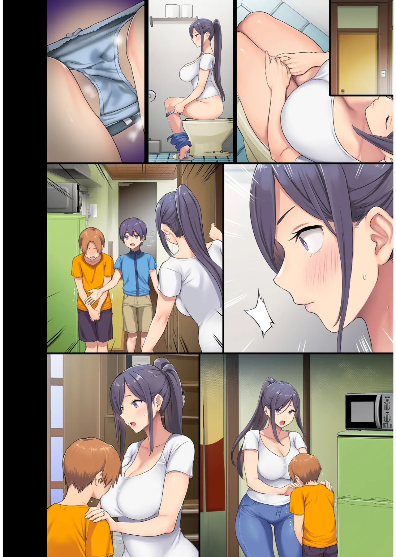 Giant Boobs Widow and Her Son's Very. Very Bad Friend Chapter 1 - page 44