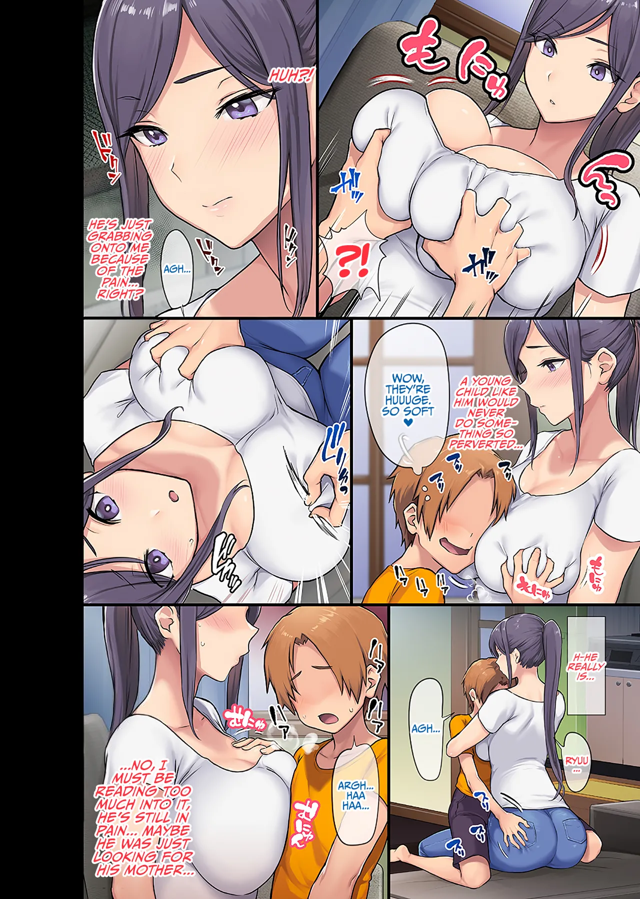 Giant Boobs Widow and Her Son's Very. Very Bad Friend Chapter 1 - page 7