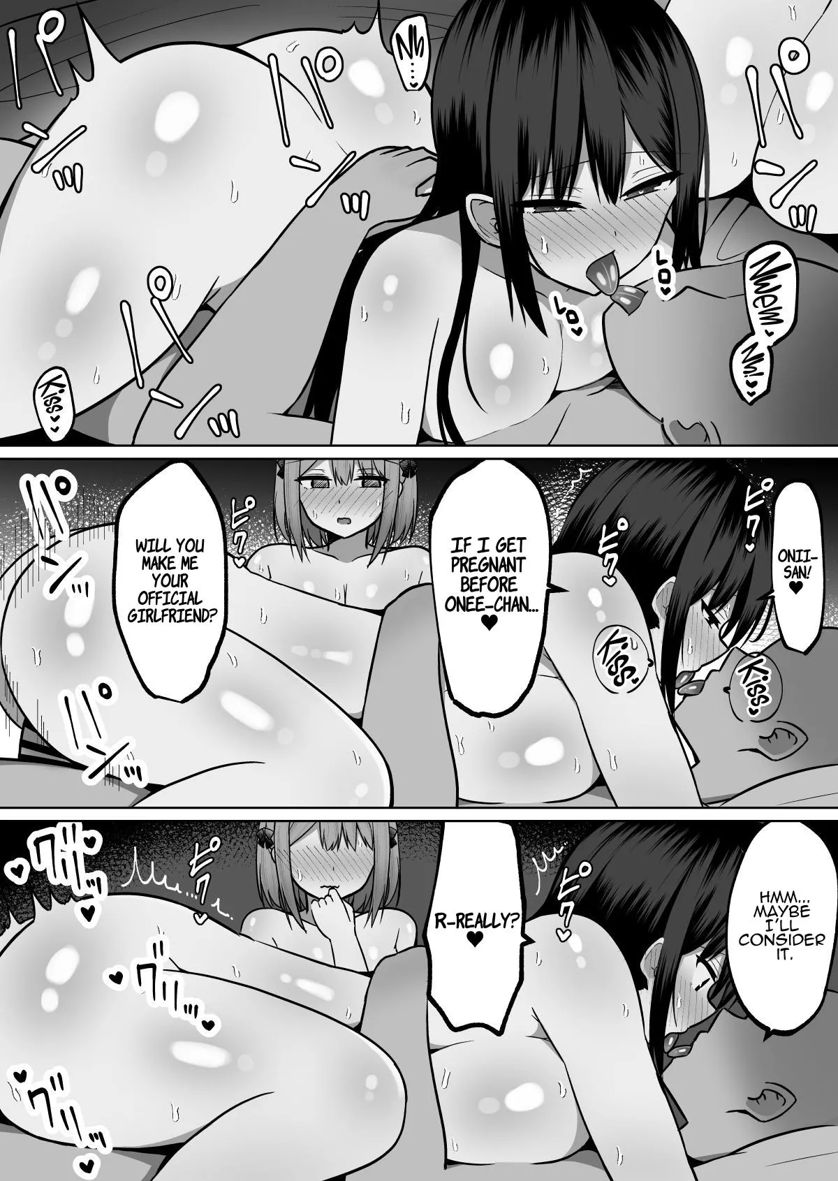 Kyonyuu Mesu Onaho no Shitsukekata ~ Binkan Taishitsu no Dosukebe Kyonyuu Shimai to Iki Gaman Training Chapter 1 - page 21