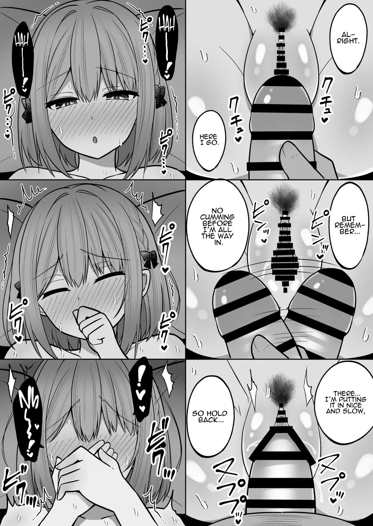 Kyonyuu Mesu Onaho no Shitsukekata ~ Binkan Taishitsu no Dosukebe Kyonyuu Shimai to Iki Gaman Training Chapter 1 - page 26