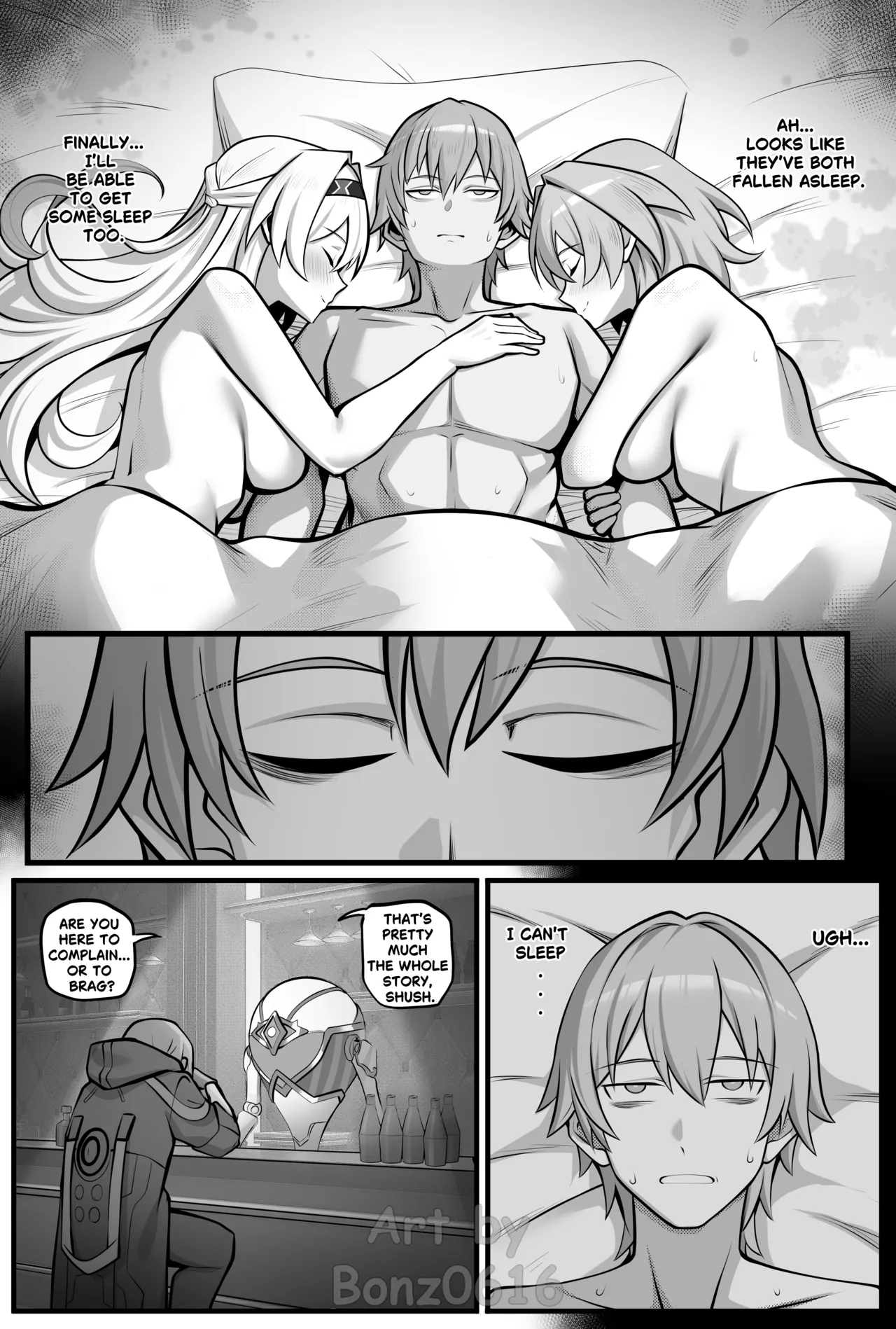 My Girlfriends Never! Let me sleep... Chapter 1 - page 17