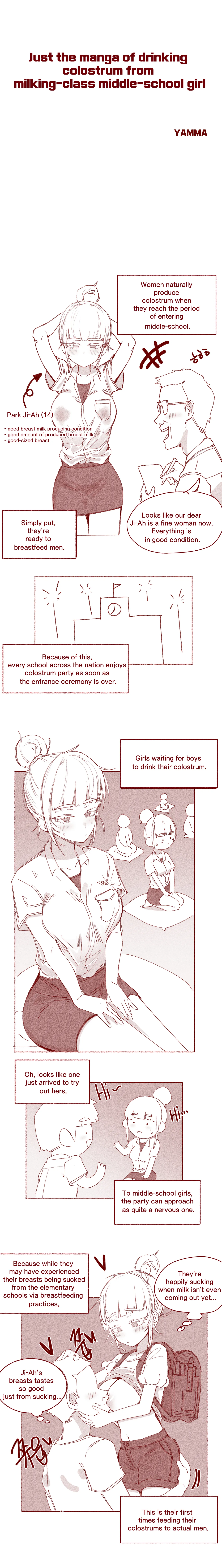 milking-class middle-school girl Chapter 1 - page 2