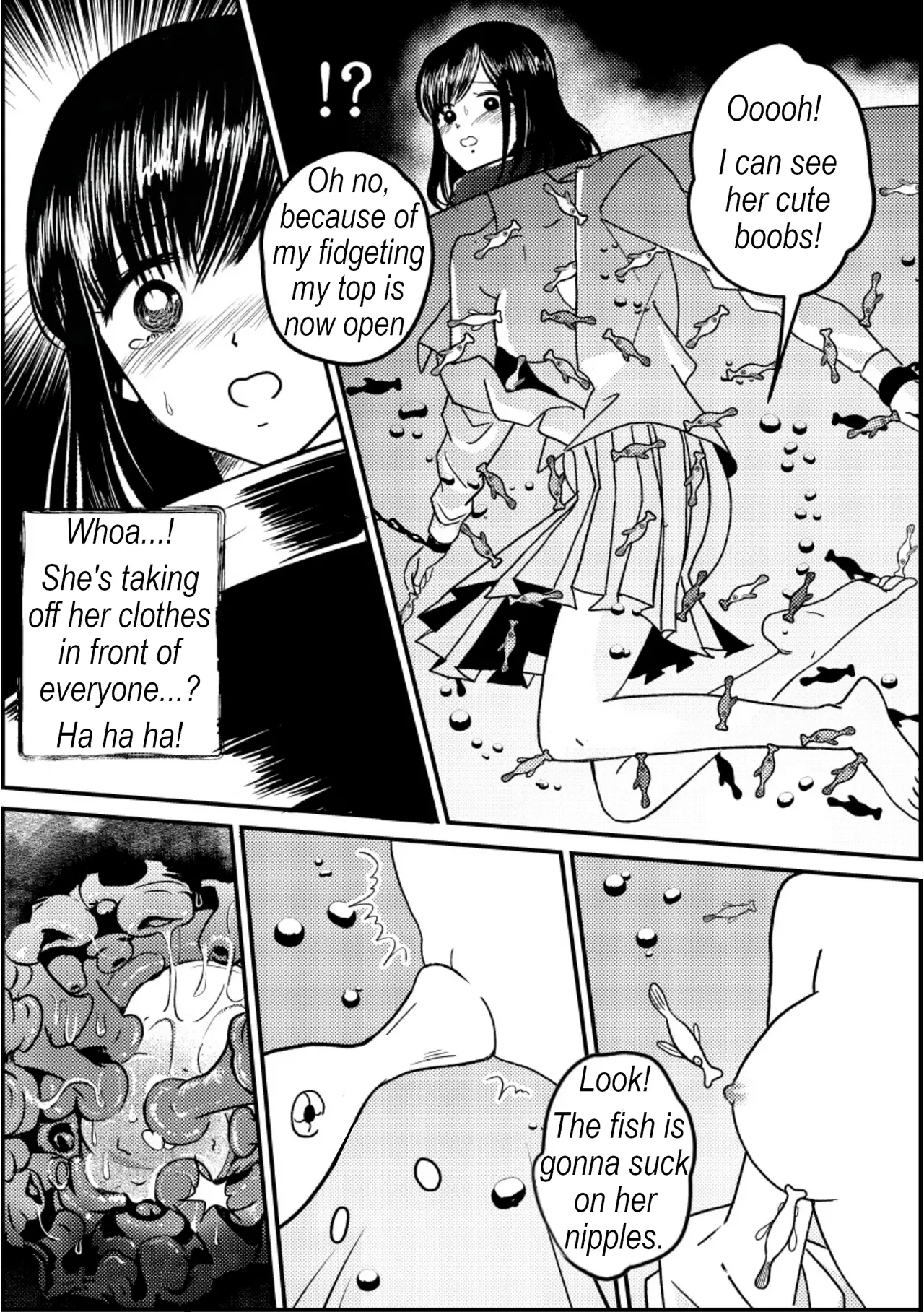 Exhibit in an aquarium Chapter 1 - page 13