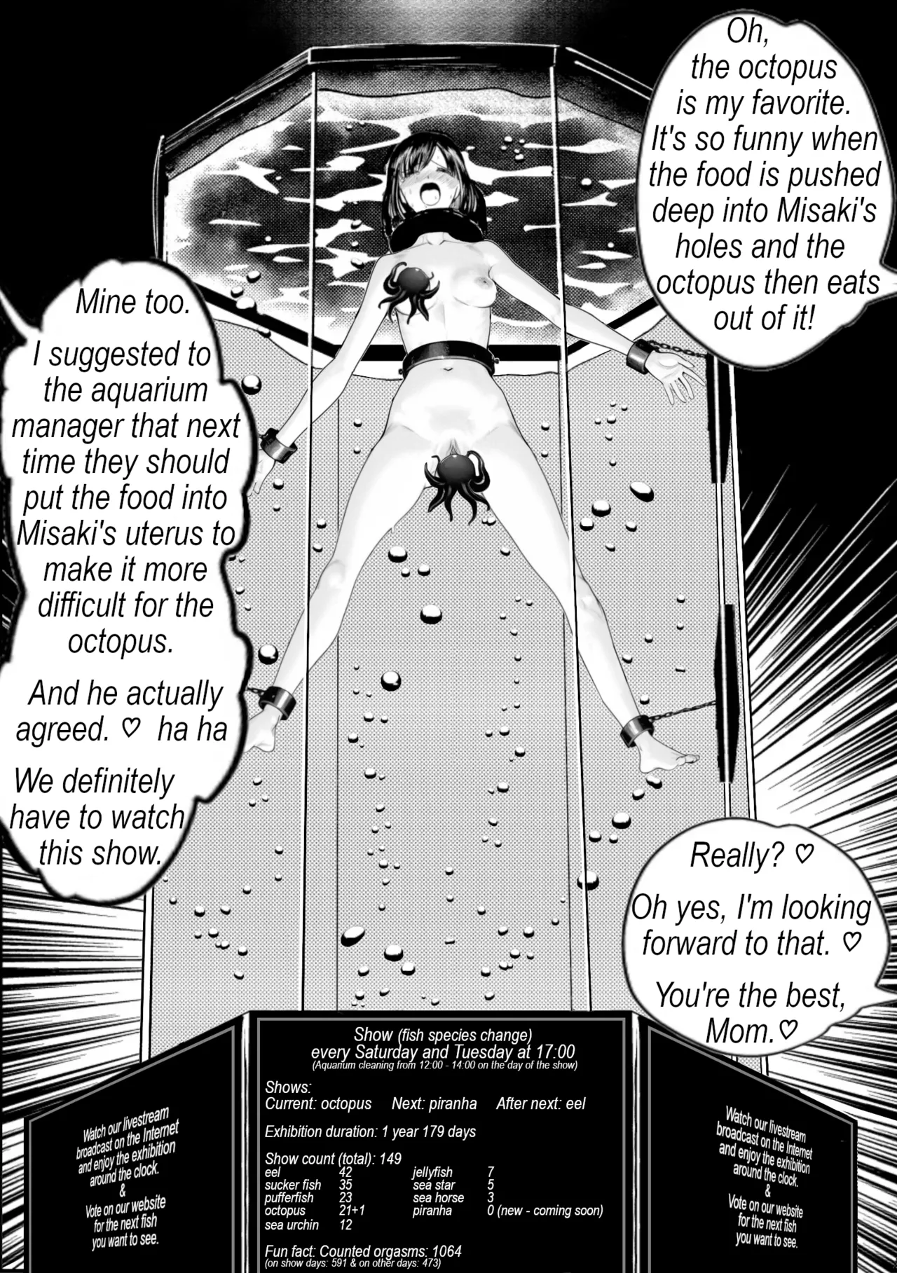 Exhibit in an aquarium Chapter 1 - page 37