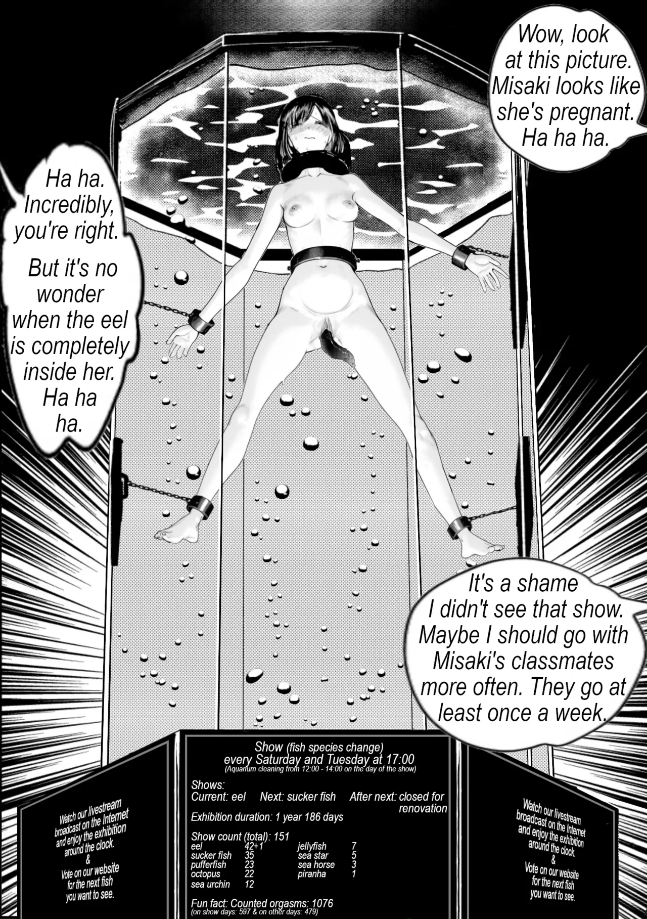 Exhibit in an aquarium Chapter 1 - page 39