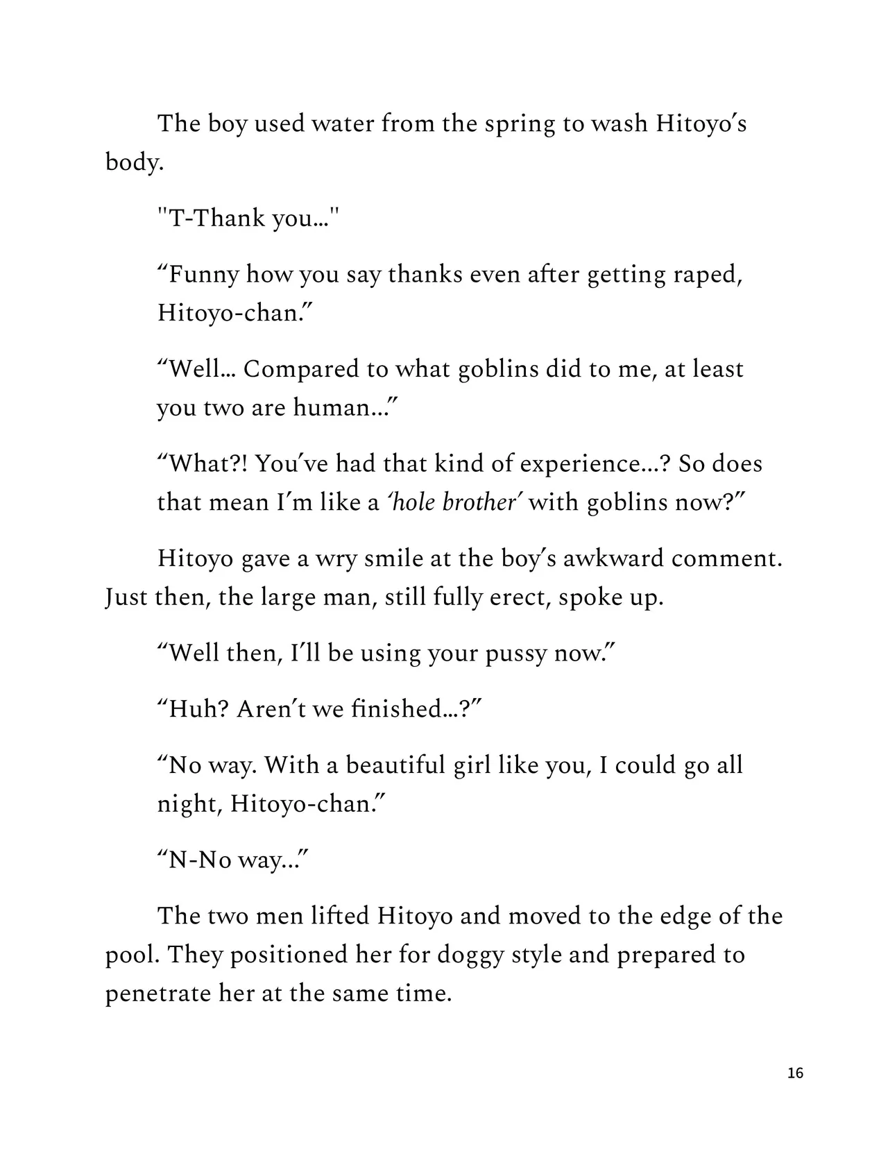 Hitoyo-chan no Junan SS2 Chapter 1 - page 16