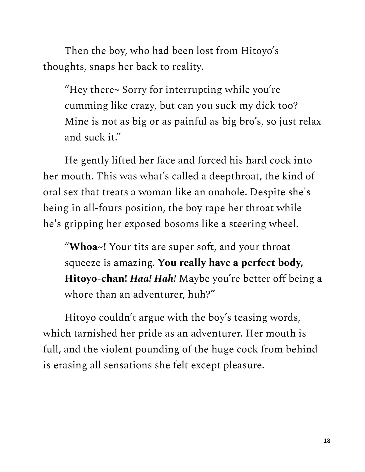 Hitoyo-chan no Junan SS2 Chapter 1 - page 18