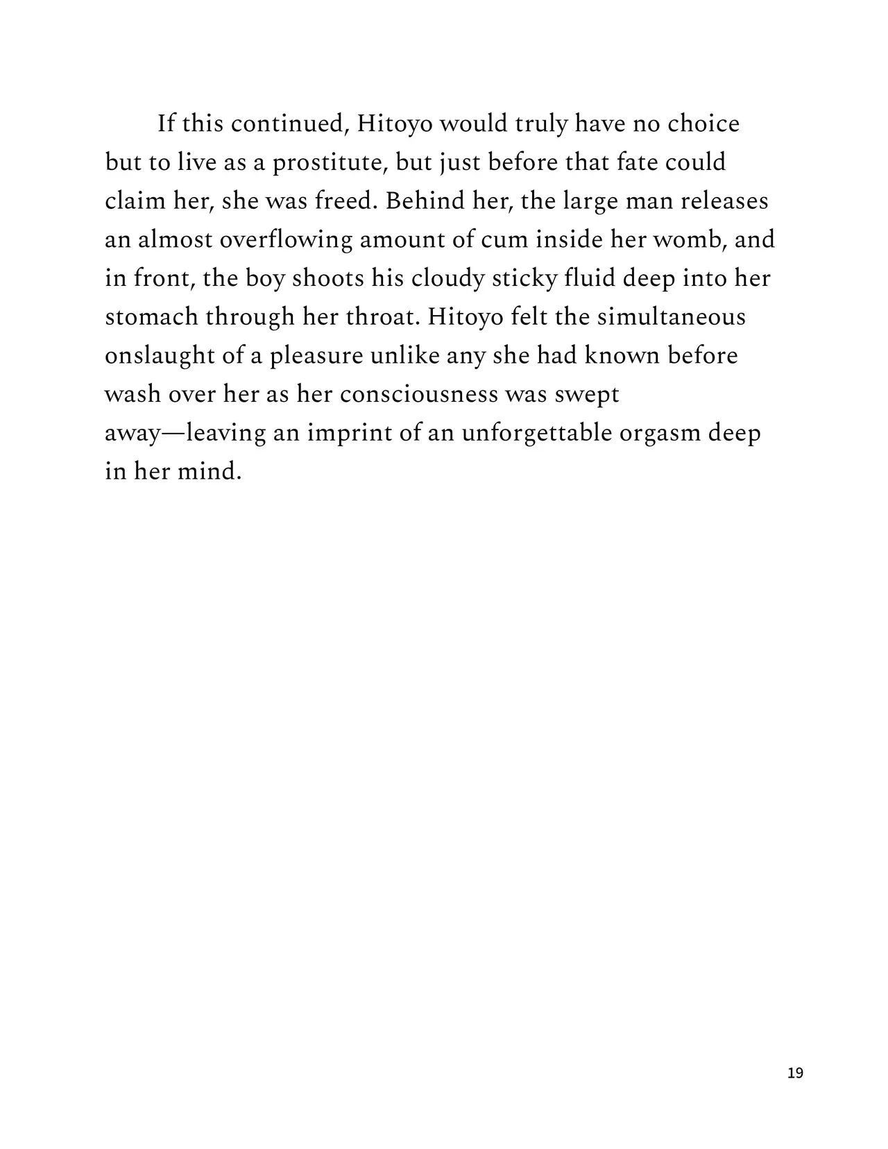 Hitoyo-chan no Junan SS2 Chapter 1 - page 19