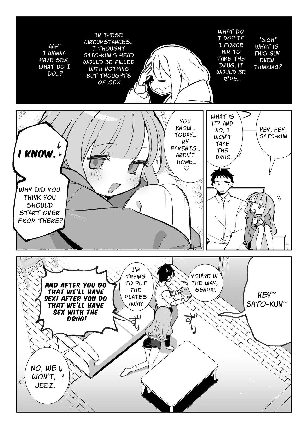 Raw Onahole ~A story of a horny woman who incites you into fucking her like crazy~ Chapter 1 - page 9