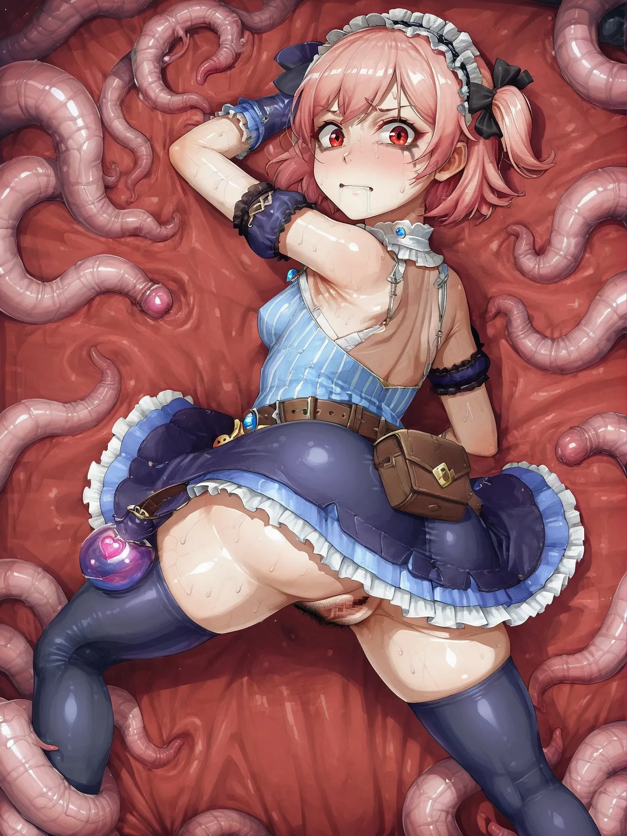 Potion show worker accidentally becomes a horribly sexy futanari monster! By Fuxdess, Part 1 Chapter 1 - page 42