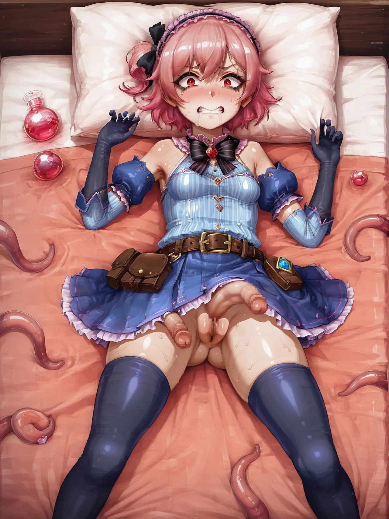 Potion show worker accidentally becomes a horribly sexy futanari monster! By Fuxdess, Part 1 Chapter 1 - page 51