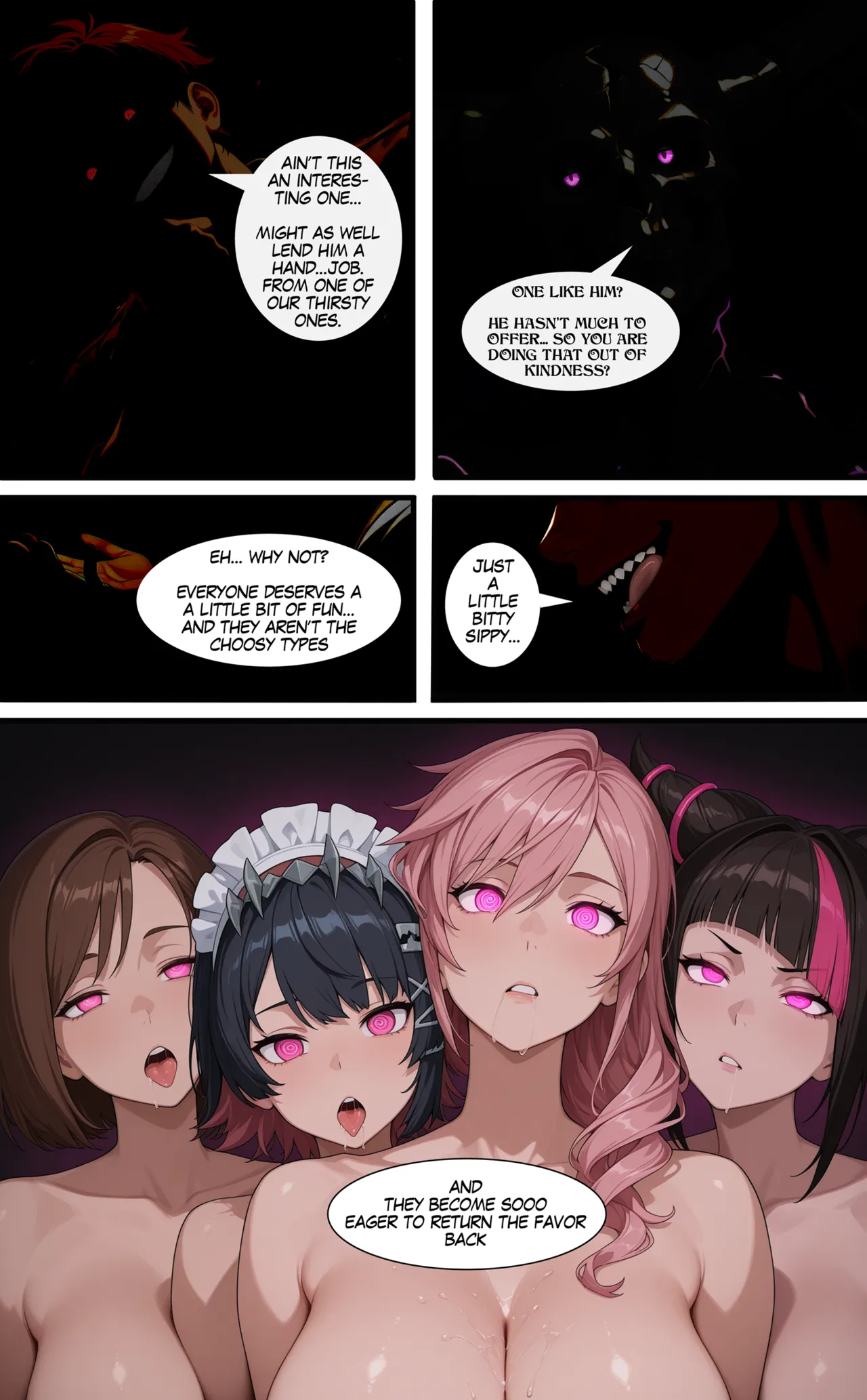 A PRAI GONE WRIGHT - AI generated comic featuring SMUGALANA Chapter 1 - page 3