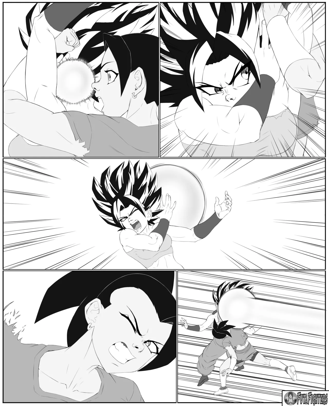 Caulifla vs Kale FutaFighters ongoing Chapter 1 - page 38