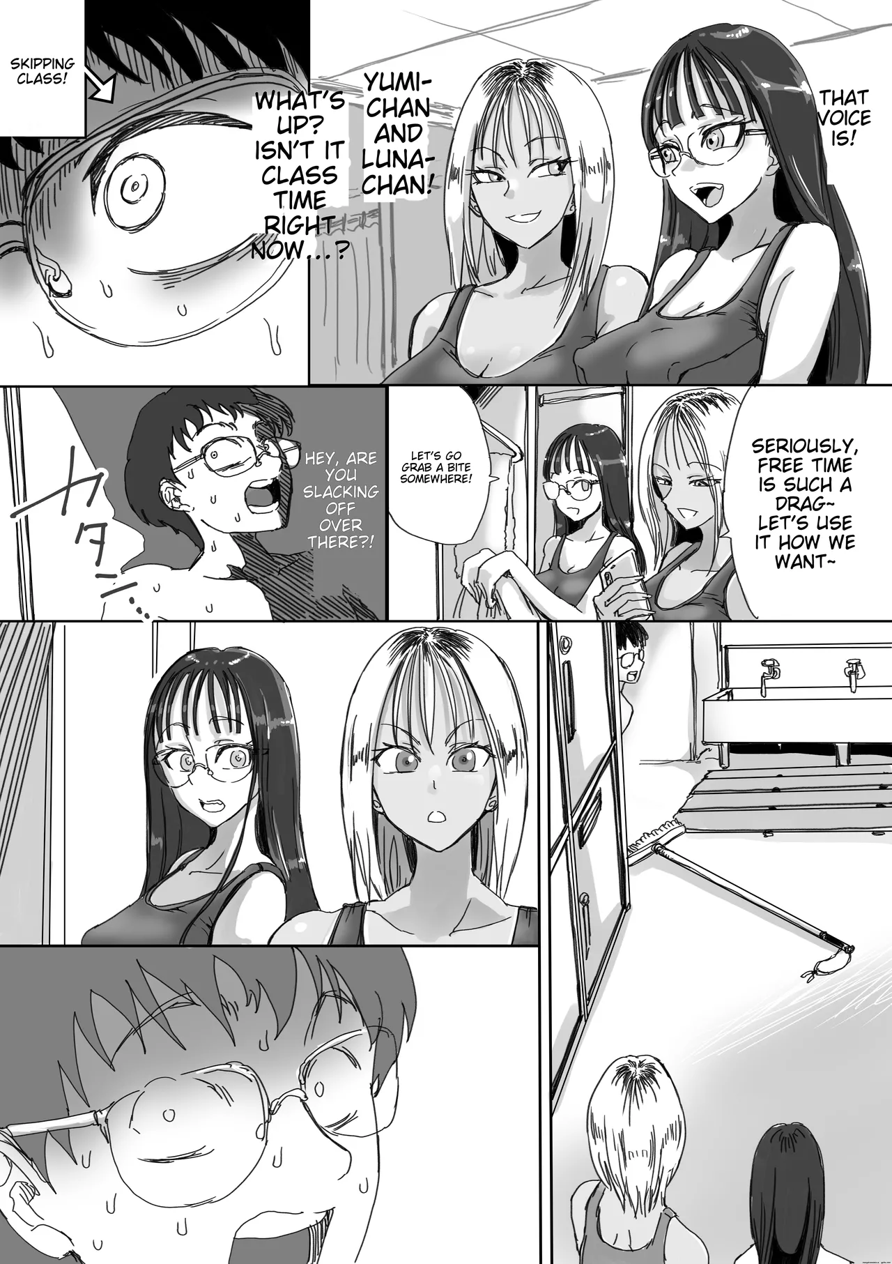 School Swimsuit Bitch! Deflowering Virgins in the Girls' Locker Room Chapter 1 - page 6