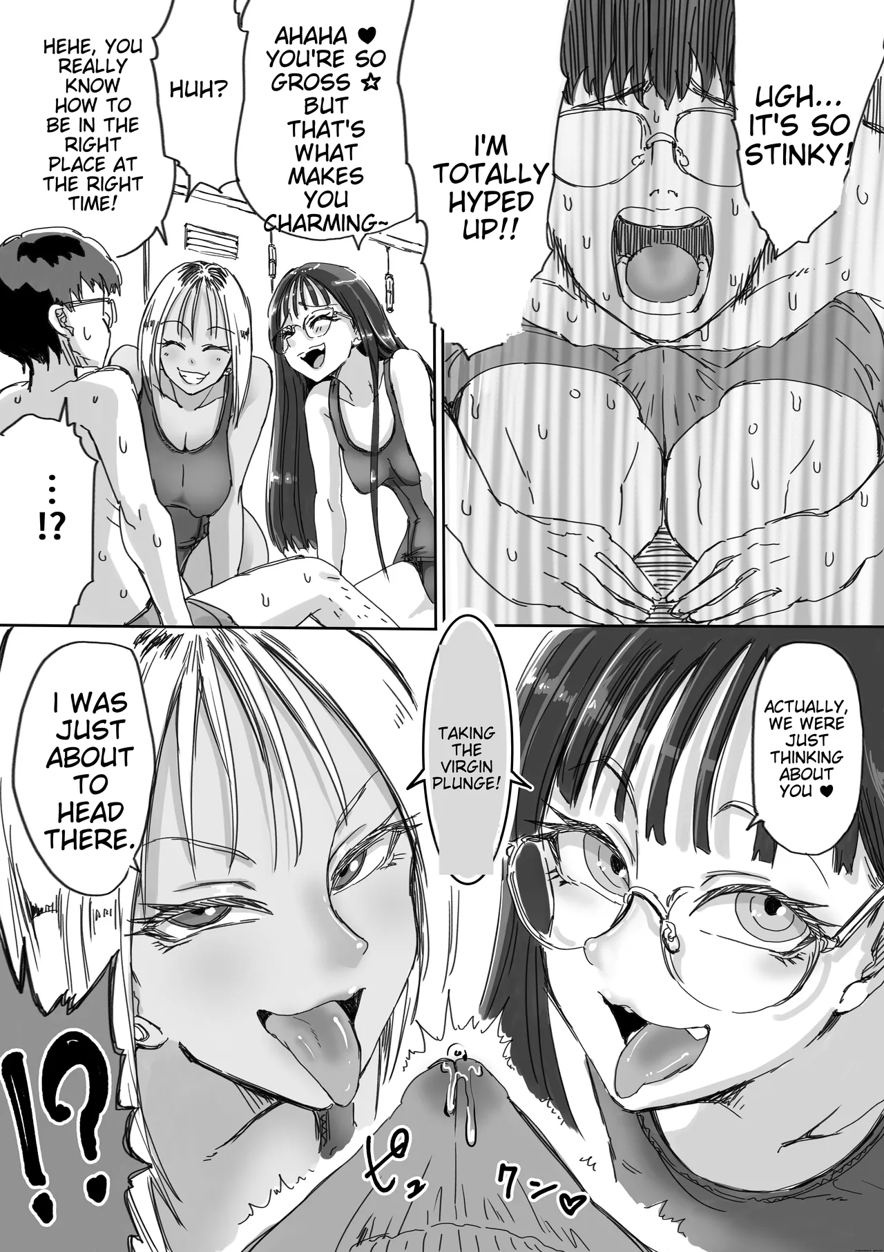School Swimsuit Bitch! Deflowering Virgins in the Girls' Locker Room Chapter 1 - page 8