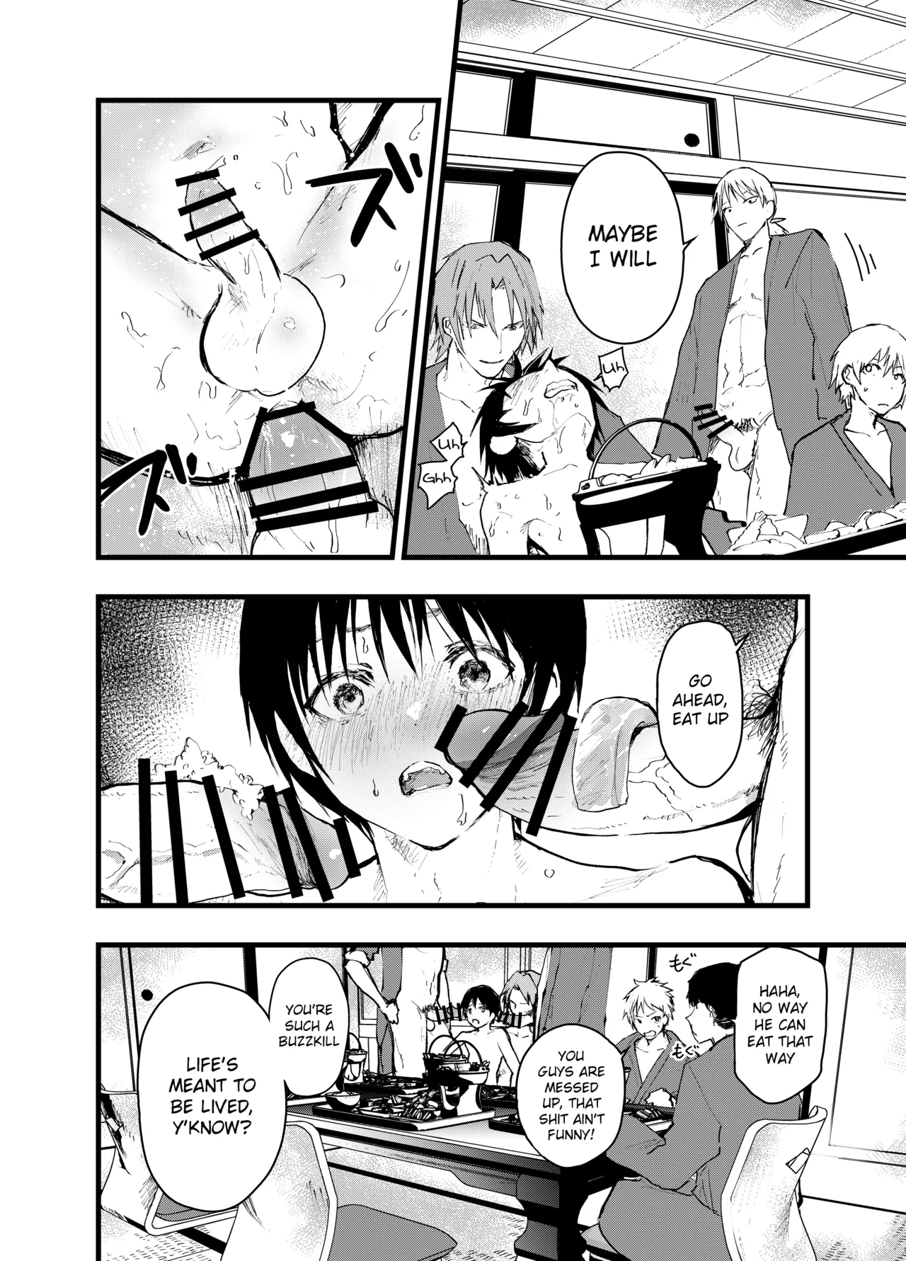 Mesu Ochi Onsen Gasshuku! Dosukebe Inran Renzoku Zecchou! Chapter 1 - page 63