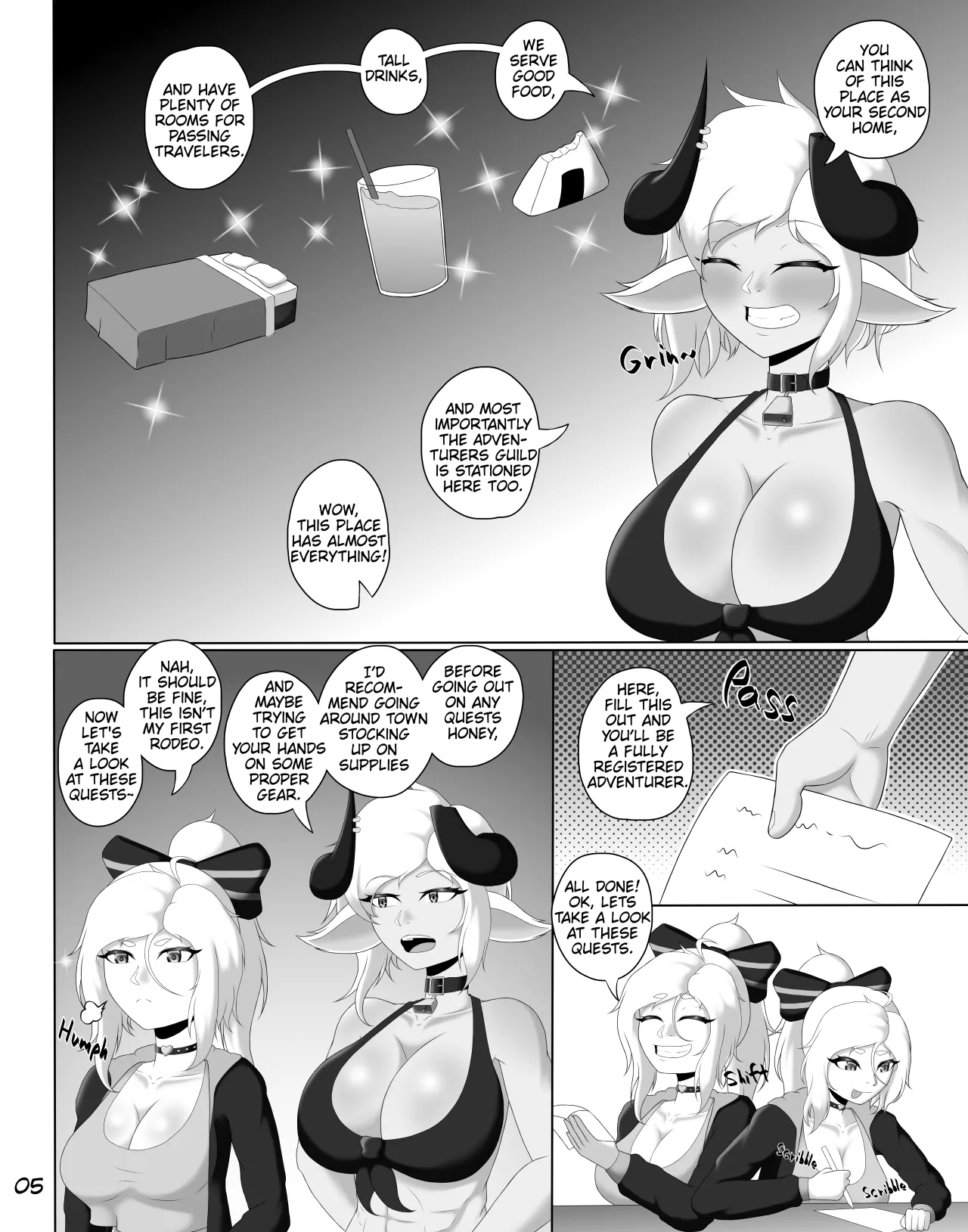 Fumiko's Lewd Encounters in an Erotic RPG VR Game!!! Chapter 1 - page 7