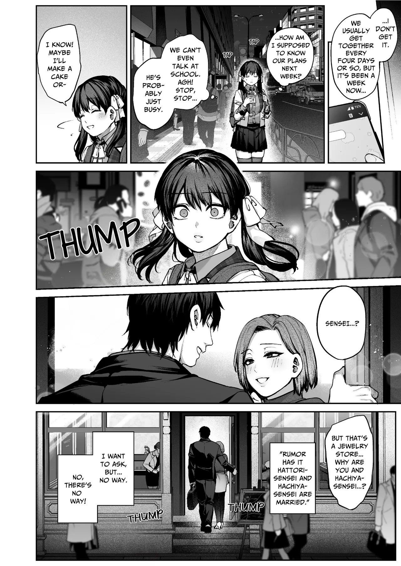 Mr. Hattori Doesn't Need A Girlfriend! ~he said love was a hassle, but his love is just too heavy~ Chapter 1 - page 55