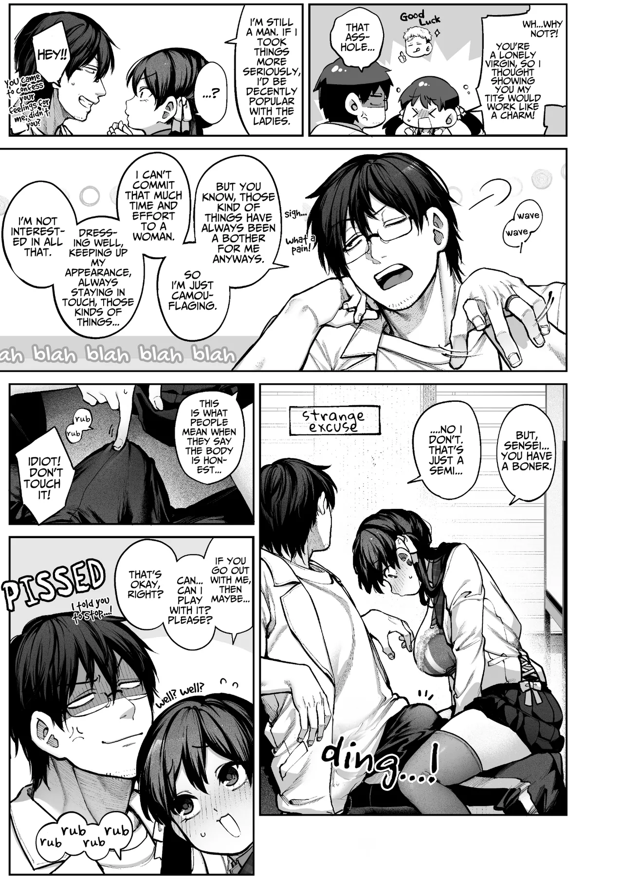 Mr. Hattori Doesn't Need A Girlfriend! ~he said love was a hassle, but his love is just too heavy~ Chapter 1 - page 8