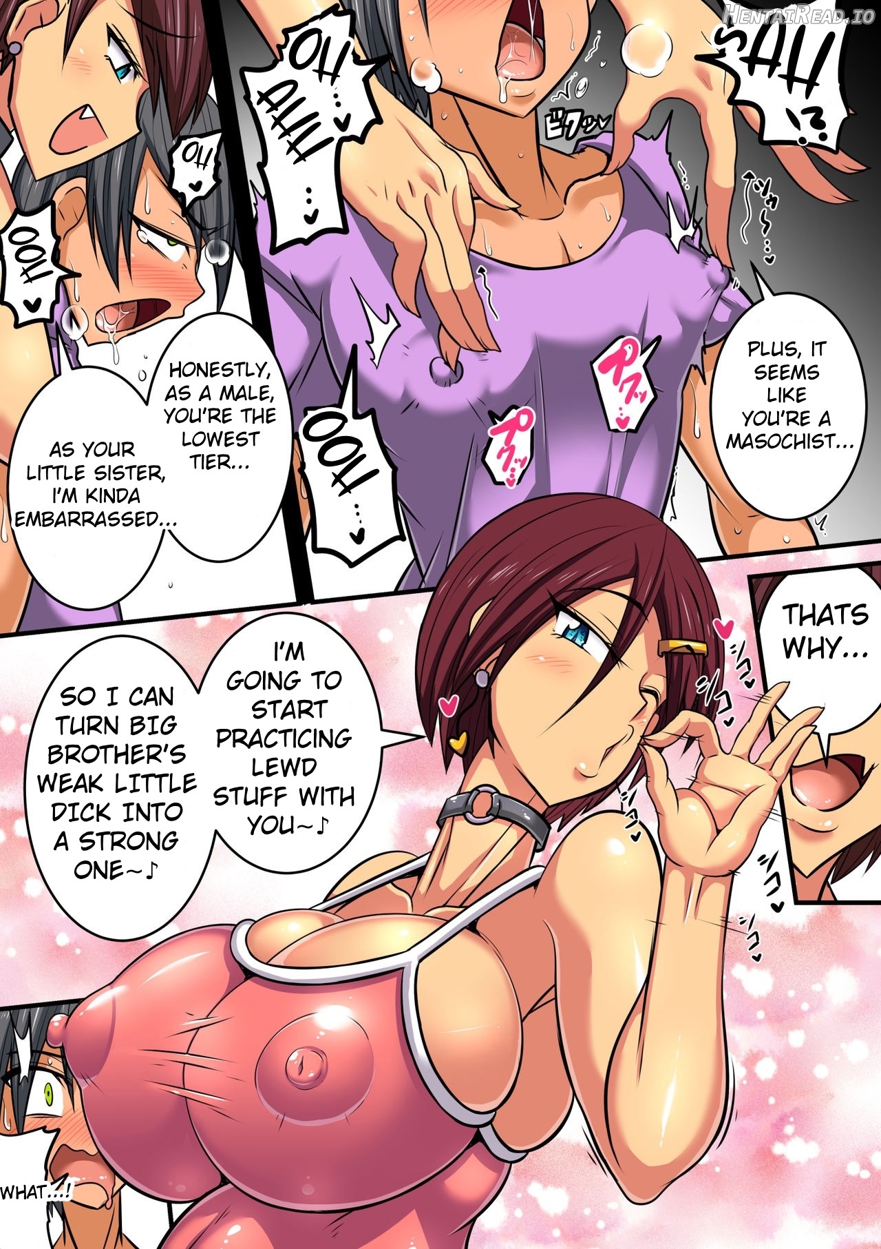 My TALL and BUSTY Step Sister Gives Me Penis Enhancement Training Chapter 1 - page 7