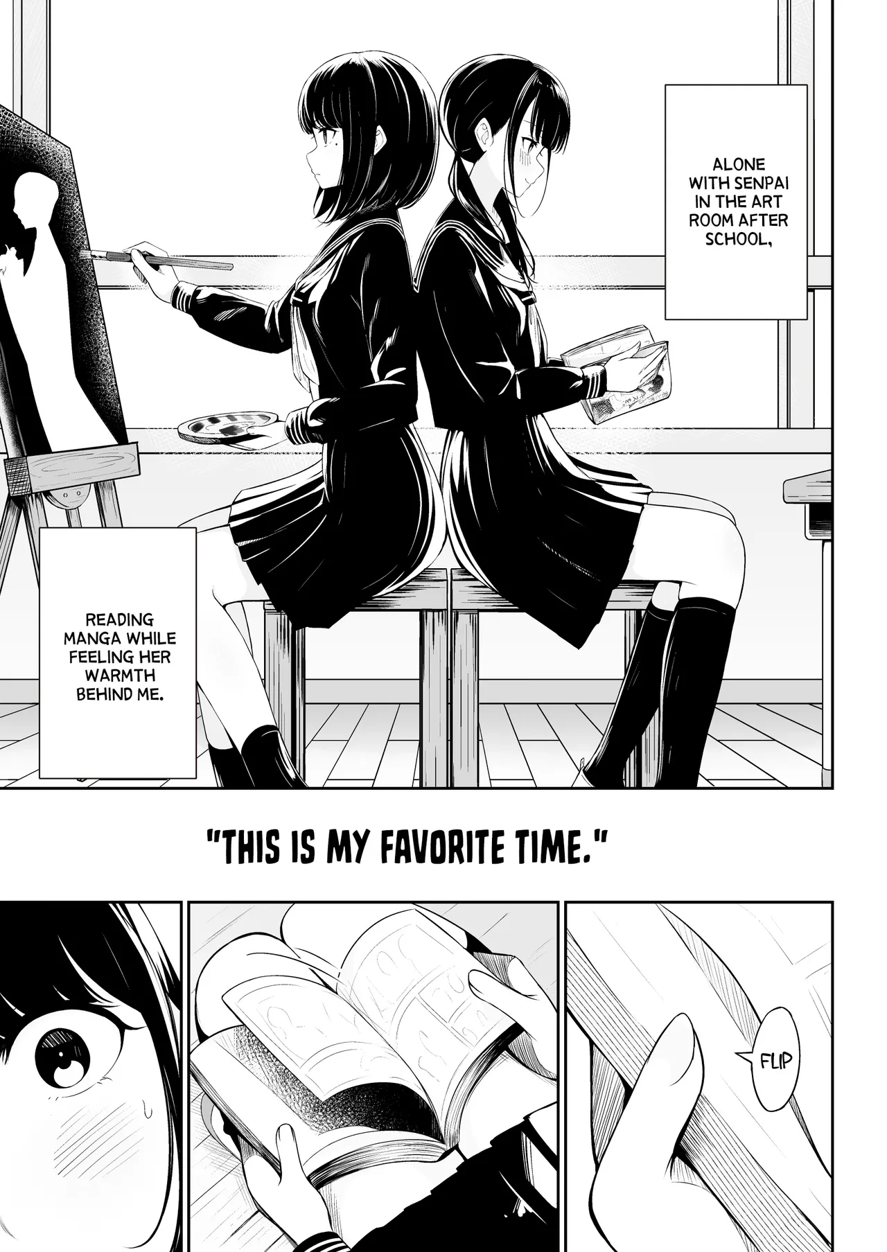 "Senpai" to "Watashi"    Hentai Chapter 1 - page 4