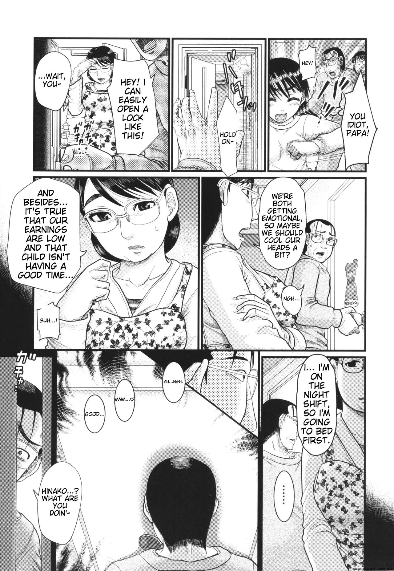Akarui Kazoku Kyoujoku Chapter 1 - page 8