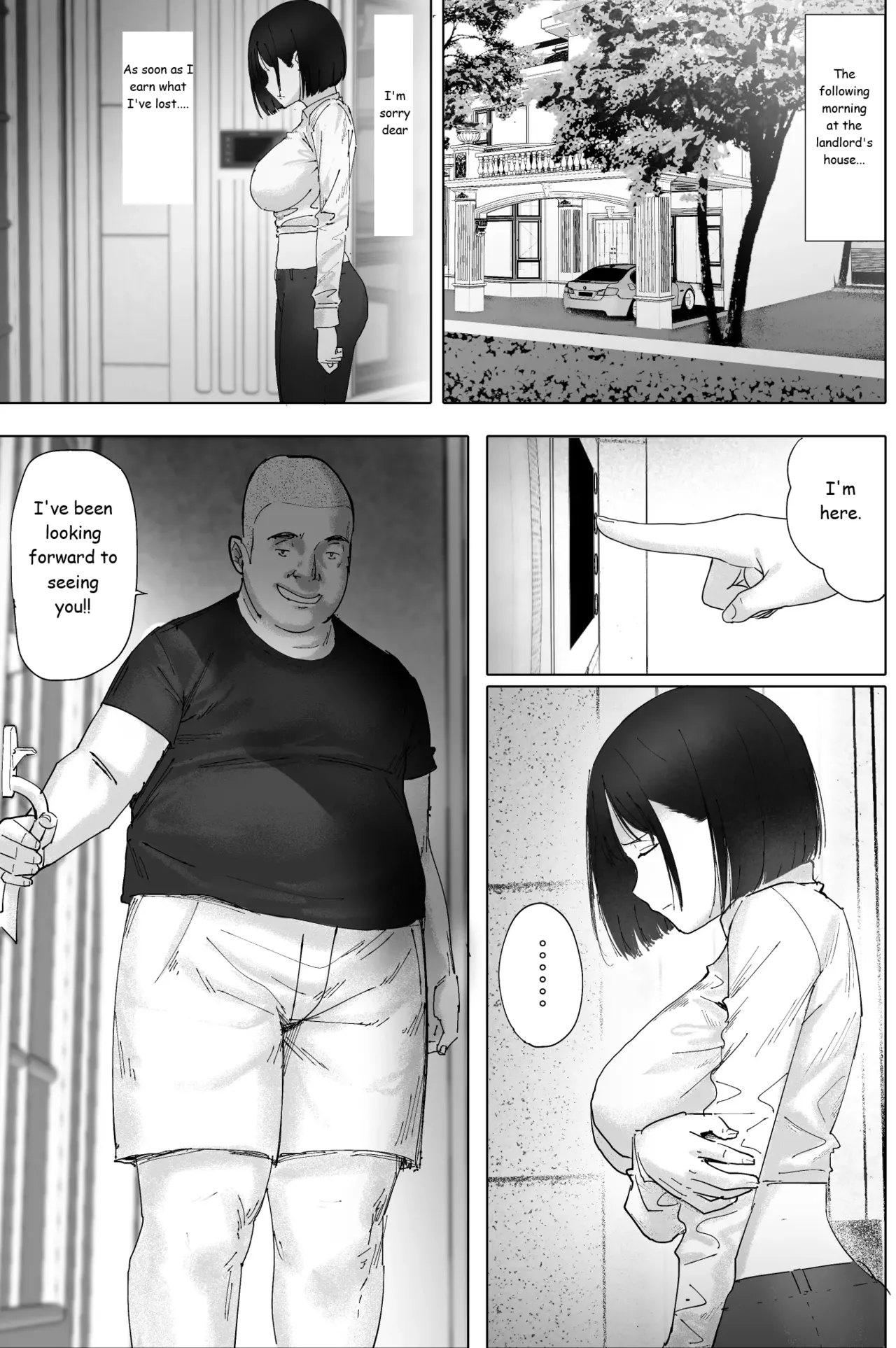 Sakkin Zuke no Hitozuma -Kimura Mina to Kimodebu Oyaji no Ooya- 1 & 2 Chapter 1 - page 17