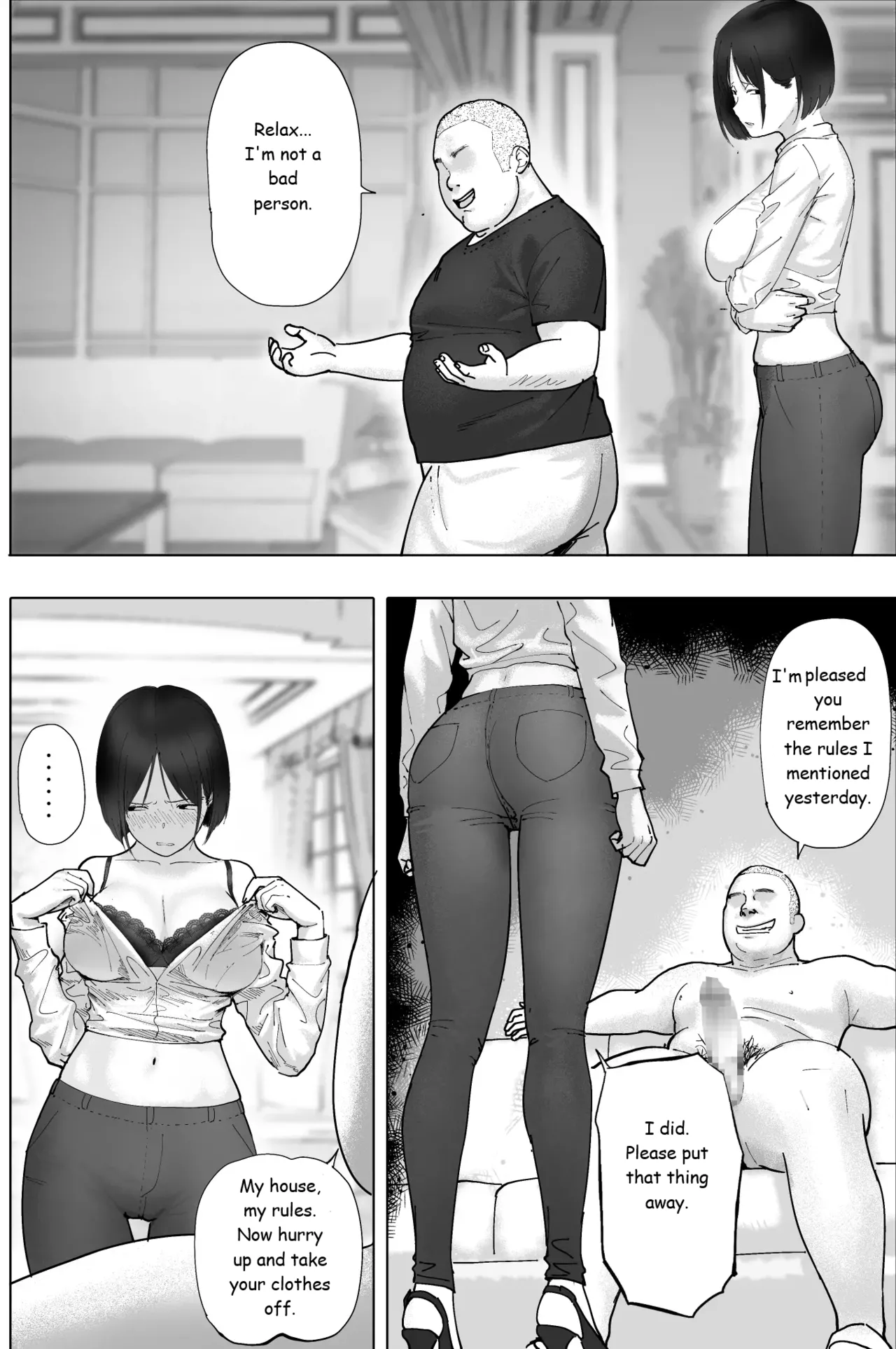 Sakkin Zuke no Hitozuma -Kimura Mina to Kimodebu Oyaji no Ooya- 1 & 2 Chapter 1 - page 18
