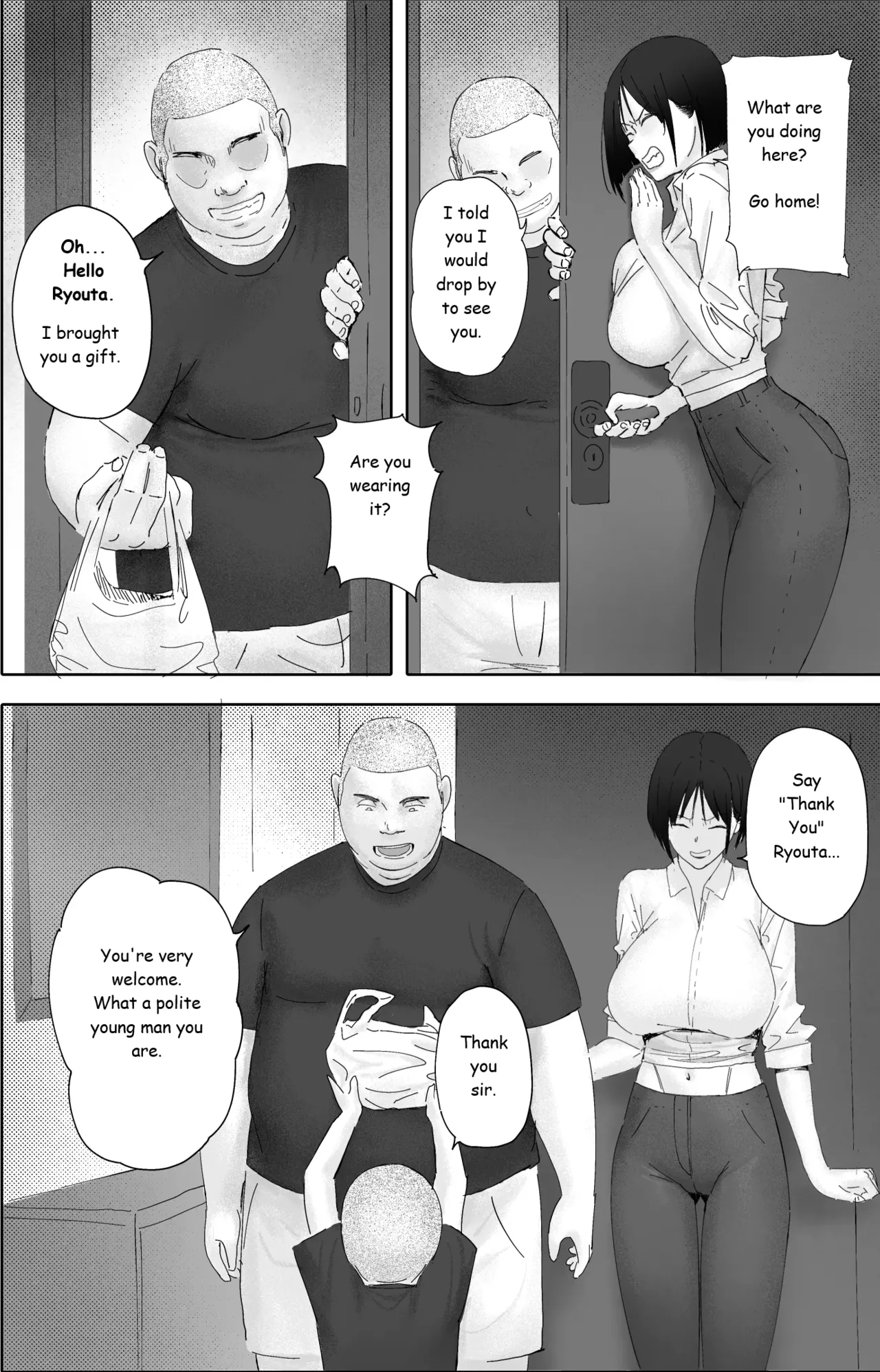 Sakkin Zuke no Hitozuma -Kimura Mina to Kimodebu Oyaji no Ooya- 1 & 2 Chapter 1 - page 65