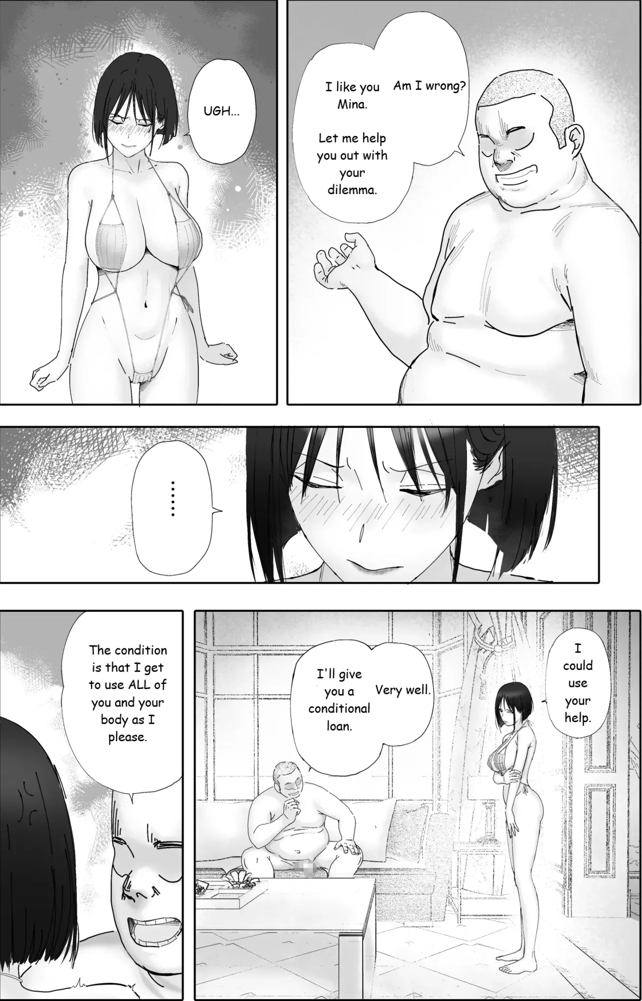 Sakkin Zuke no Hitozuma -Kimura Mina to Kimodebu Oyaji no Ooya- 1 & 2 Chapter 1 - page 78
