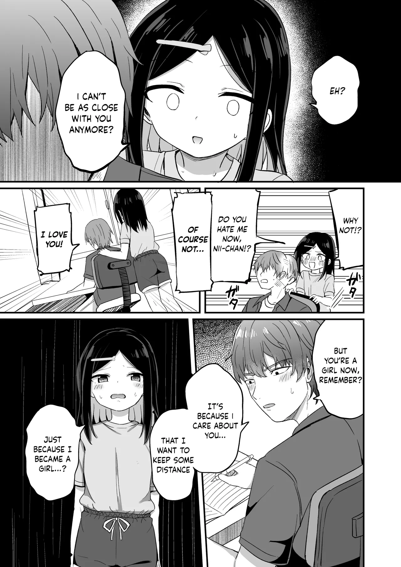 Giri no Otouto ga TS shita noni Kyorikan ga Kawaranakute Yabai!? Chapter 1 - page 4