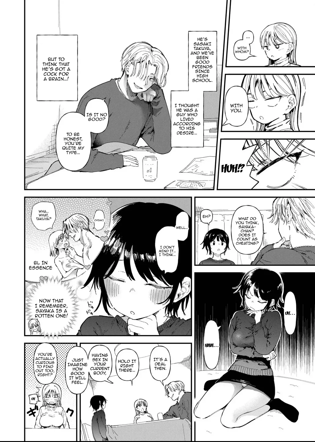 TS Shitara Tomodachi Ni Yararetashi Kanojo Mo NTRreta Hanashi Zenpen Chapter 1 - page 6