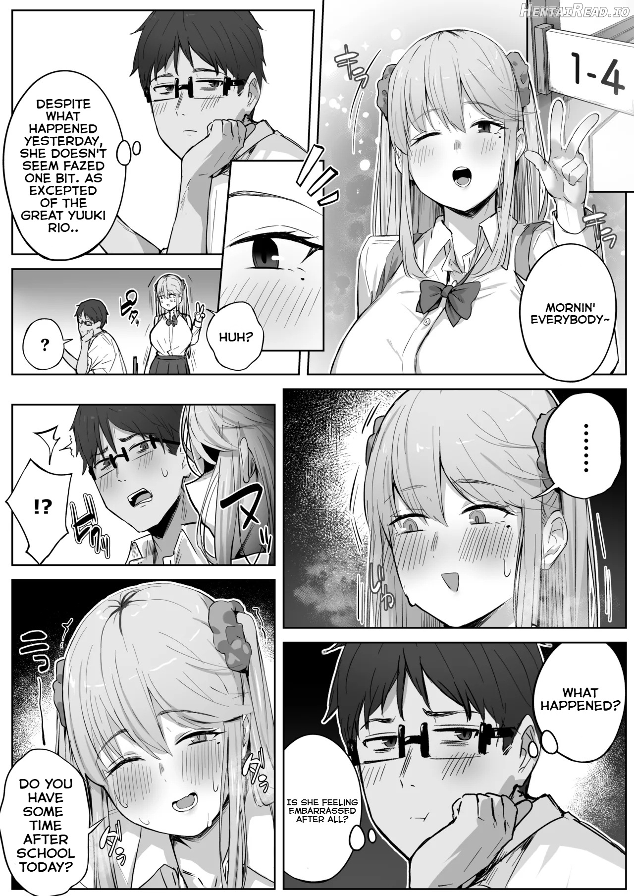 Class de Ninki no Gal wa Omorashi to Kanbotsu Chikubi ga Complex Datta Chapter 1 - page 14