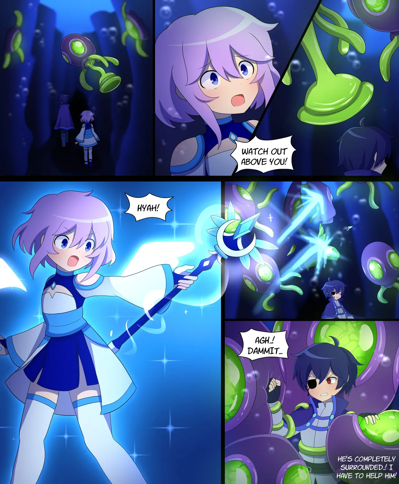 Seraph Ascent Chapter 1 With Route A : SEA GARDEN Chapter 1.1 - page 12