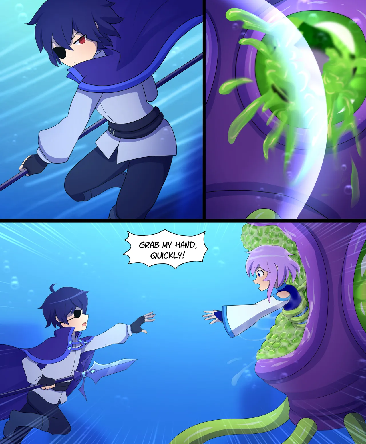 Seraph Ascent Chapter 1 With Route A : SEA GARDEN Chapter 1.1 - page 17