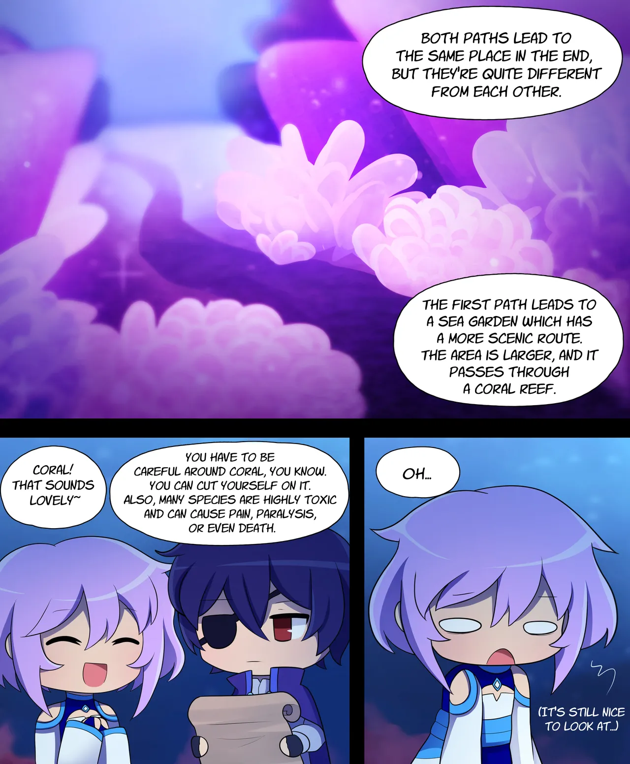 Seraph Ascent Chapter 1 With Route A : SEA GARDEN Chapter 1.1 - page 9