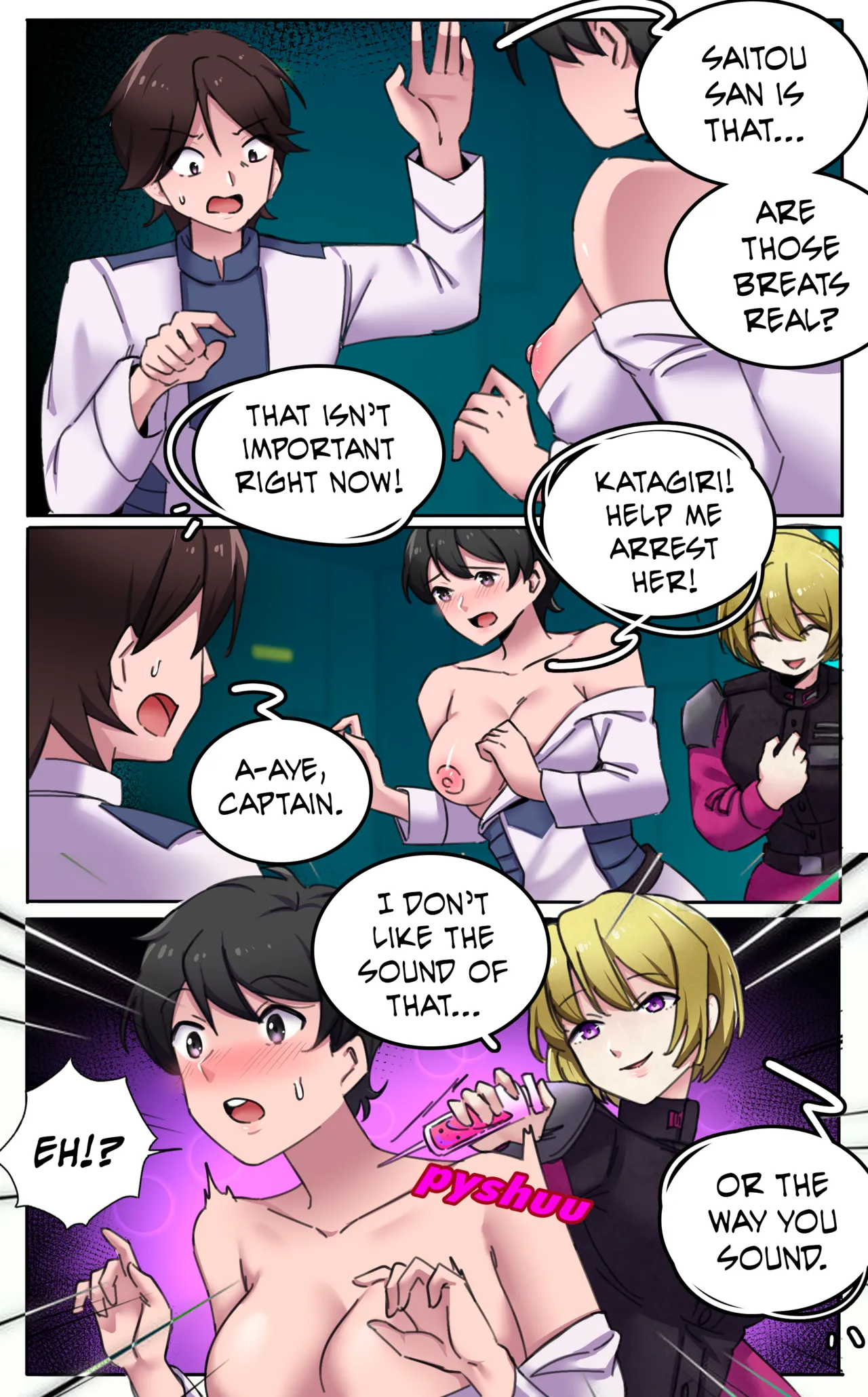 Female Clothing Vaporization of Shame Chapter 1 - page 9