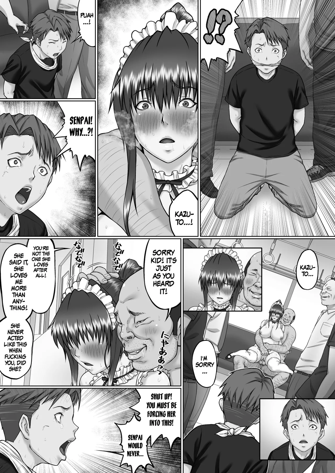 Nakadashi Oji-san ni Nerawareta Mesu wa Nigeru Koto ga Dekinai ~Senaga Saki Hen Vol. 4~ | A Woman Can't Get Away After Being Targeted By This Horny Old Man ~Senaga Saki Vol.4~ Chapter 1 - page 40