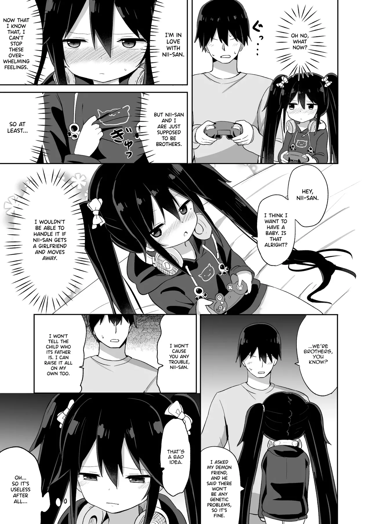 Downer-kei Gamer Otouto ga Nii-san Sukisuki Imouto Succubus ni Naru made Chapter 1 - page 25