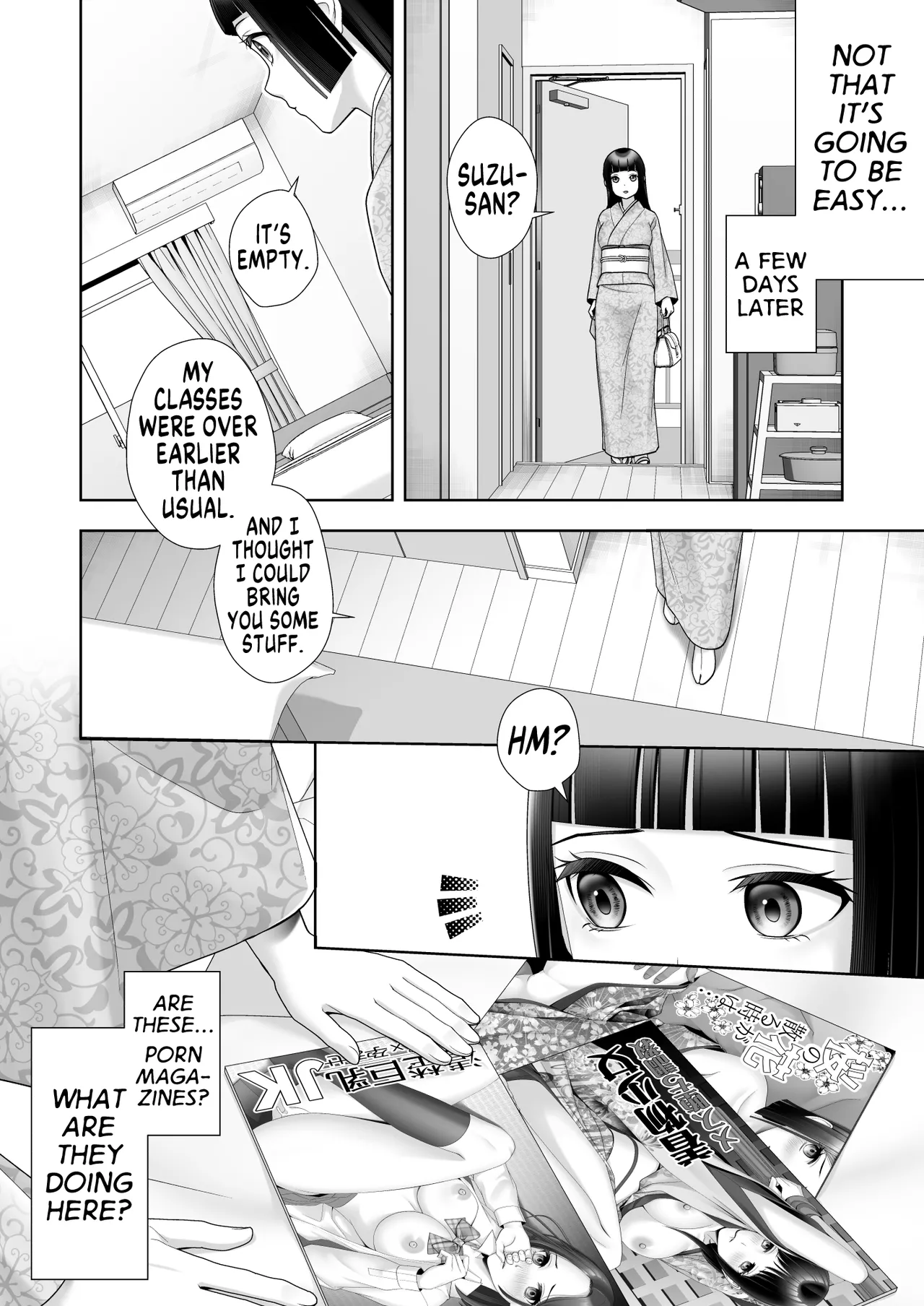 I Can't Believe this Pure, Traditionally Japanese Young Lady, whom I Switched Bodies With, has Succumbed to Male Lust Chapter 1 - page 12
