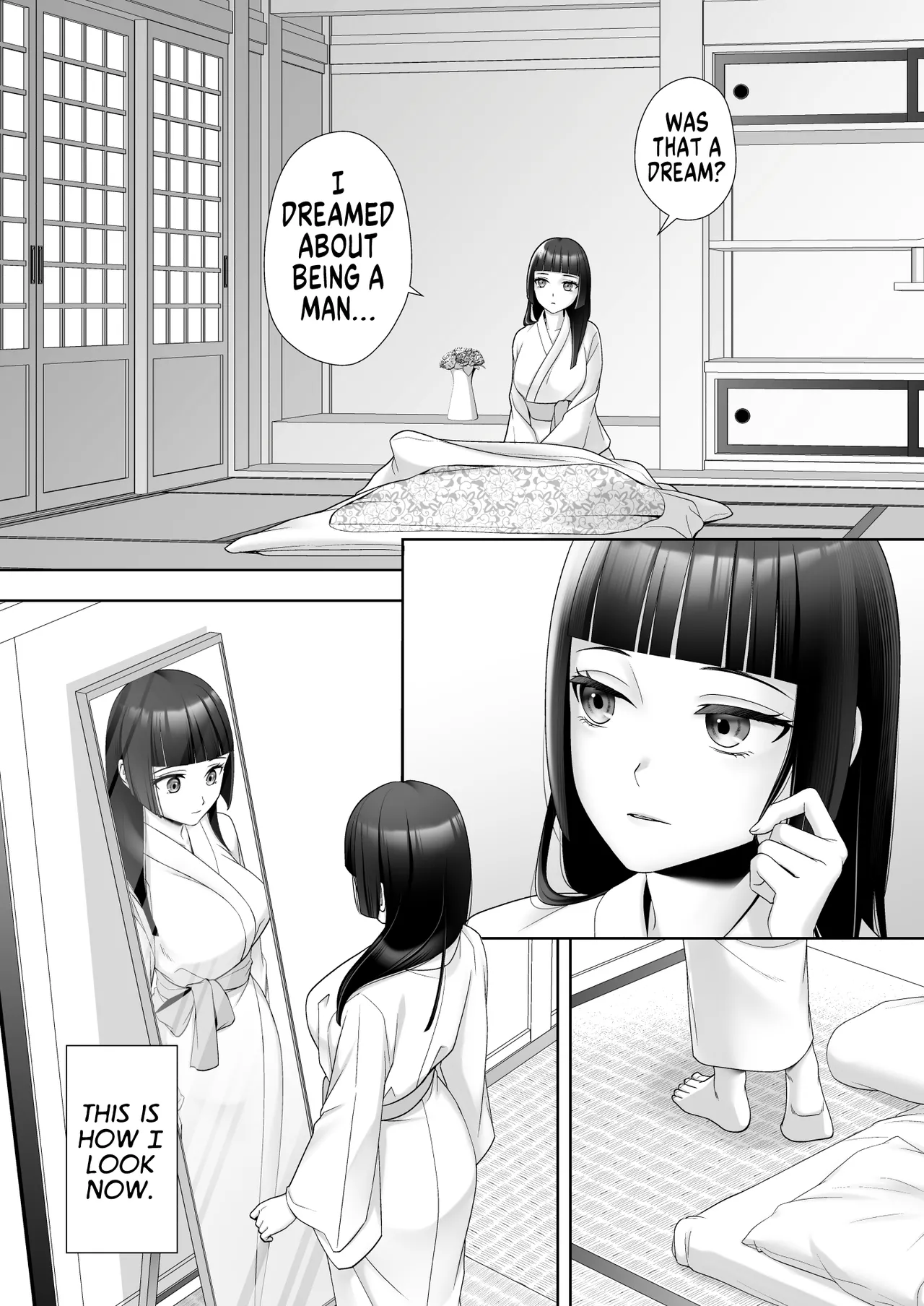 I Can't Believe this Pure, Traditionally Japanese Young Lady, whom I Switched Bodies With, has Succumbed to Male Lust Chapter 1 - page 2