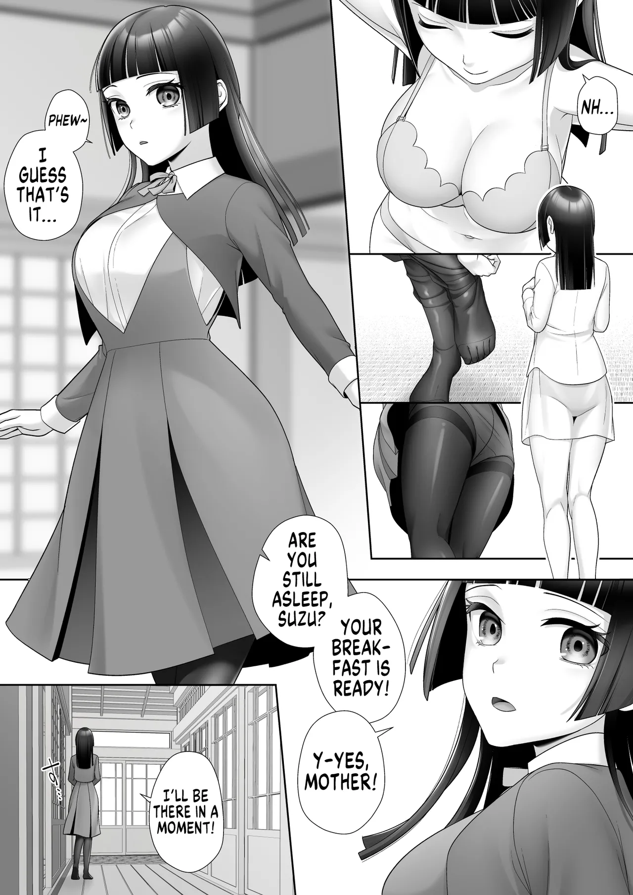 I Can't Believe this Pure, Traditionally Japanese Young Lady, whom I Switched Bodies With, has Succumbed to Male Lust Chapter 1 - page 4