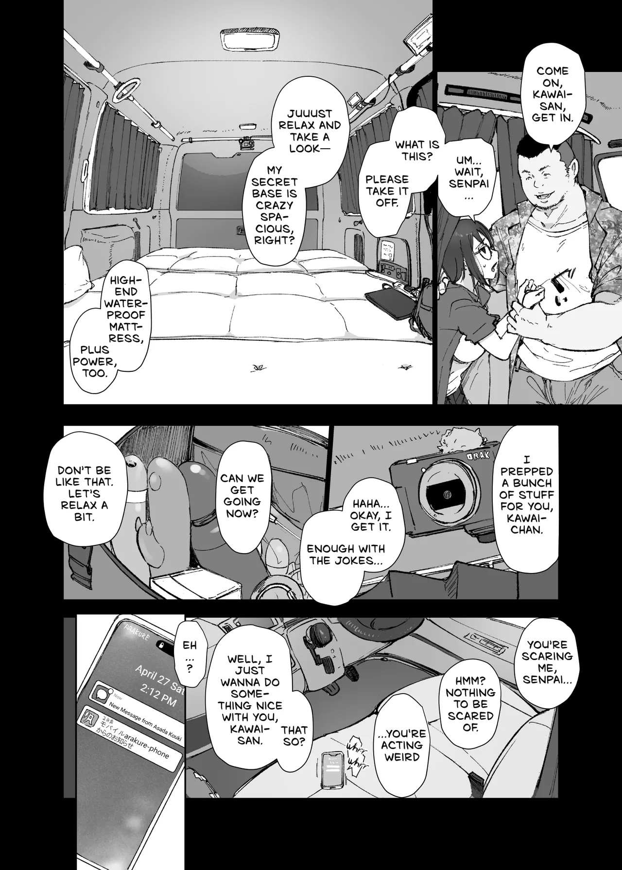 Senpai no Dekai Kuruma ga Boku no Kanojo o Nosete Hageshiku Yureru - My Girlfriend's Rocky Ride in Senpai's Big Car Chapter 1 - page 11
