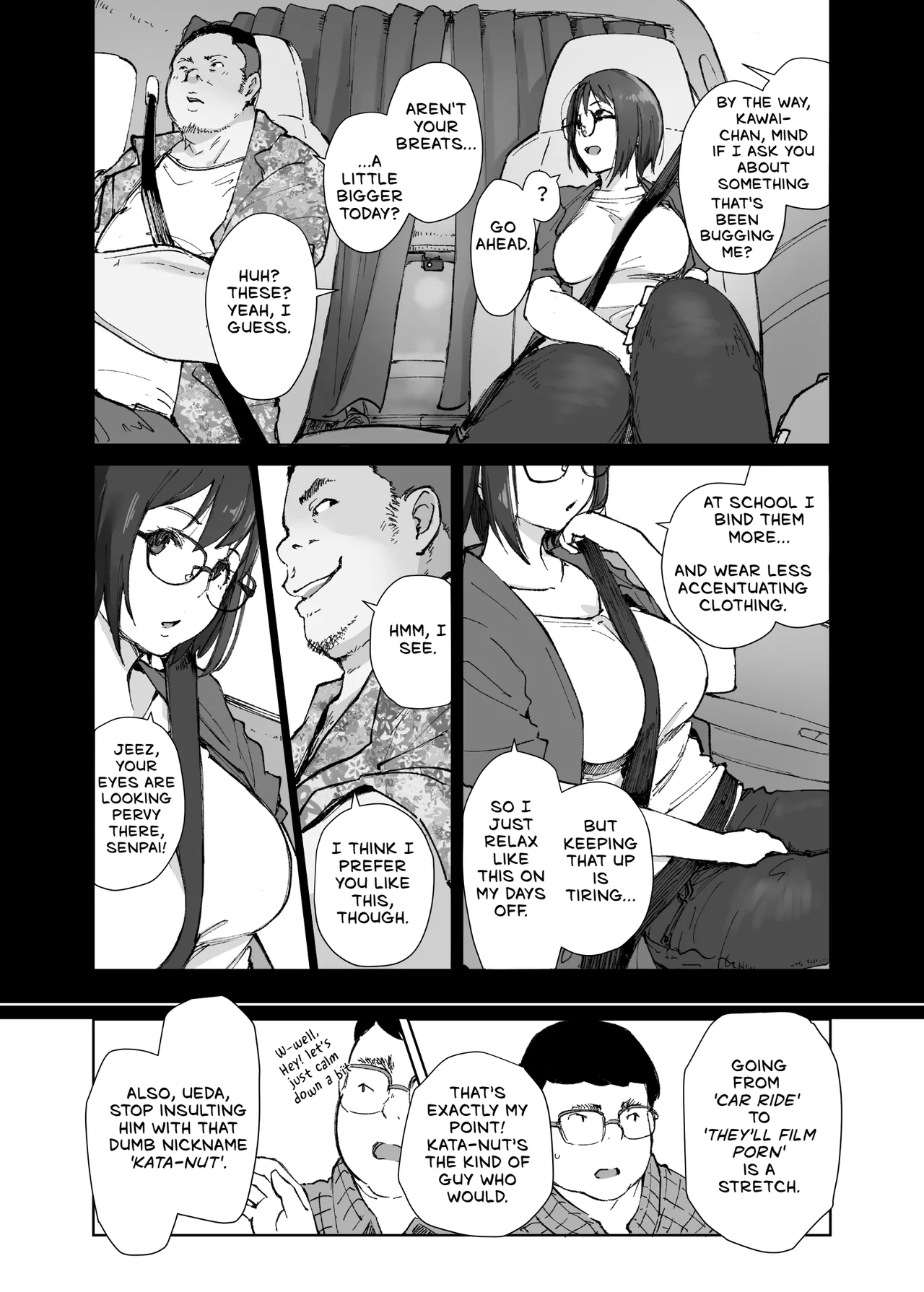 Senpai no Dekai Kuruma ga Boku no Kanojo o Nosete Hageshiku Yureru - My Girlfriend's Rocky Ride in Senpai's Big Car Chapter 1 - page 8