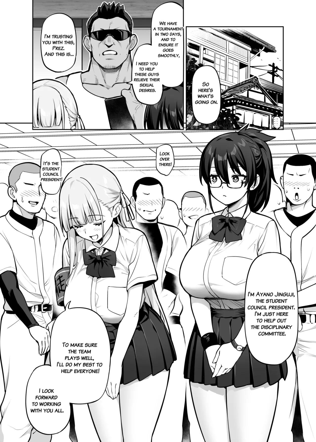 Seitokai no Joshi-tachi ga Kyonyuu Sugiru Ken Chapter 1 - page 11