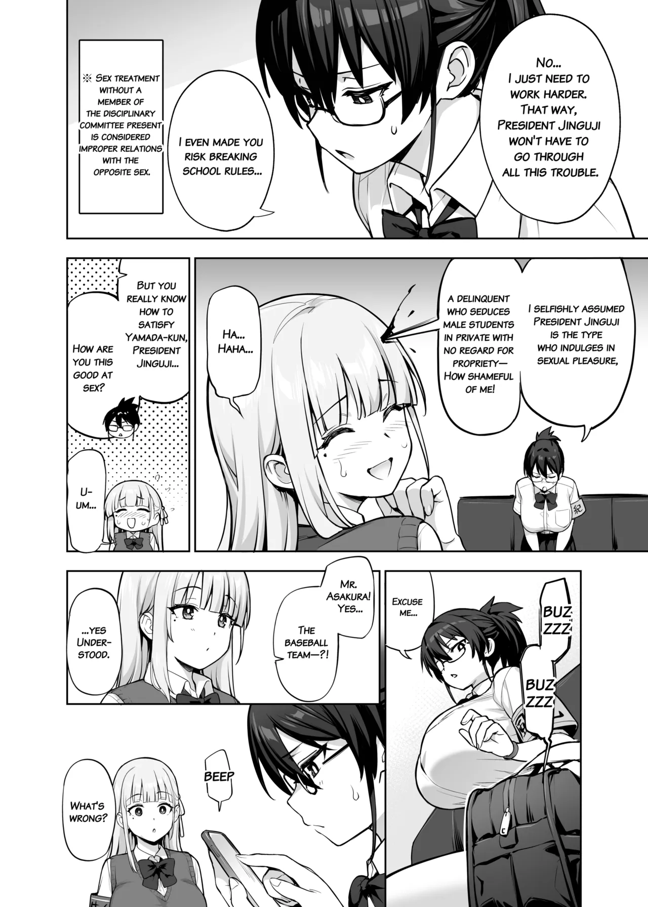 Seitokai no Joshi-tachi ga Kyonyuu Sugiru Ken Chapter 1 - page 9
