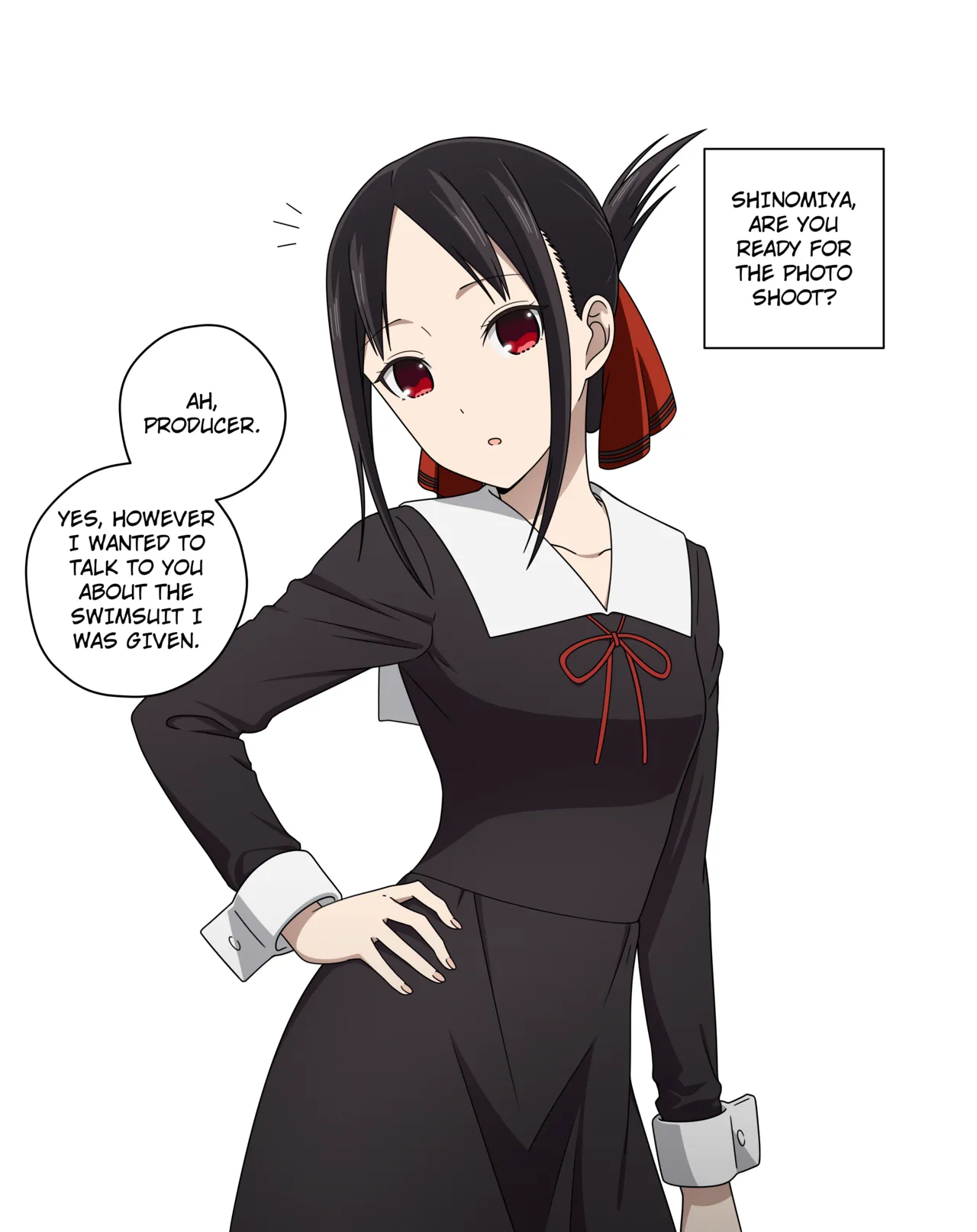 Shinomiya Kaguya's Swimsuit Photo Shoot - Part 1 Chapter 1 - page 1